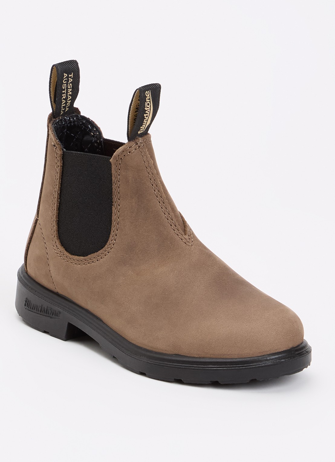 Blundstone 2593 chelsea boot van suède - voorkant 4 lichtbruin