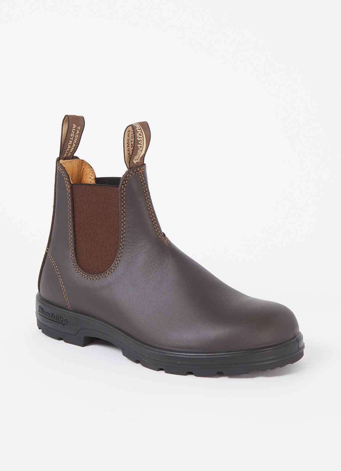 Blundstone 550 chelsea boot van leer - voorkant 8 donkerbruin
