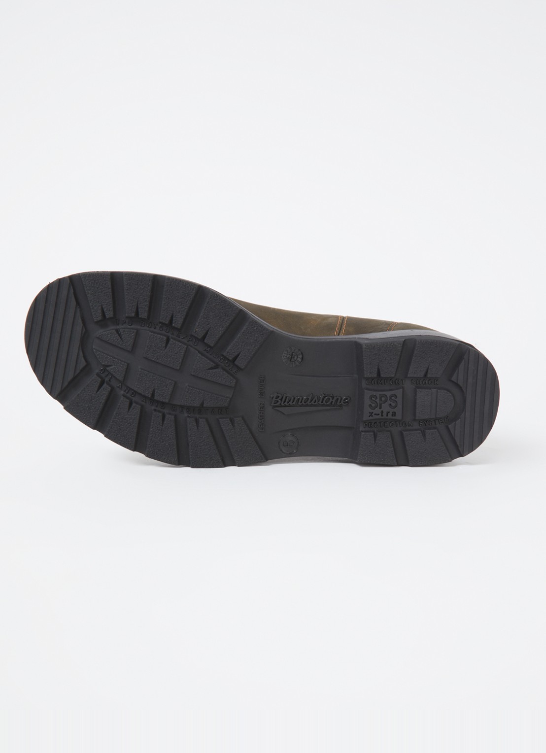 Blundstone 585 chelsea boot van leer - detail 6 donkerbruin