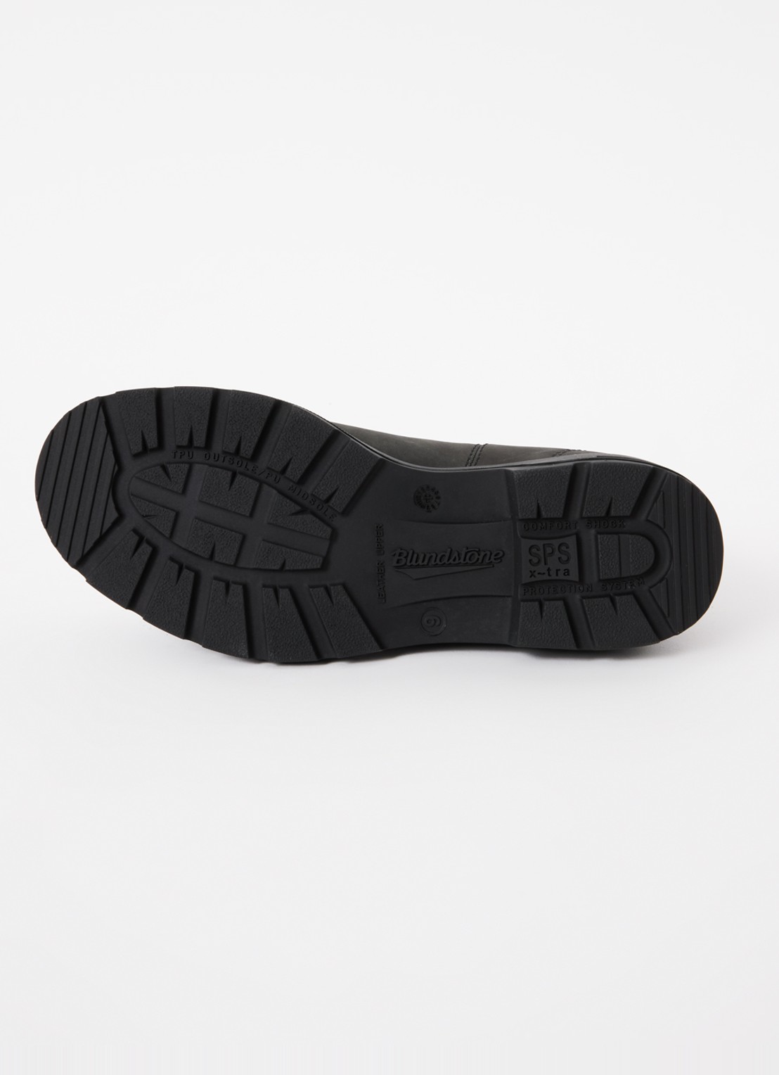 Blundstone Classic 587 chelsea boot van nubuck - detail 4 zwart