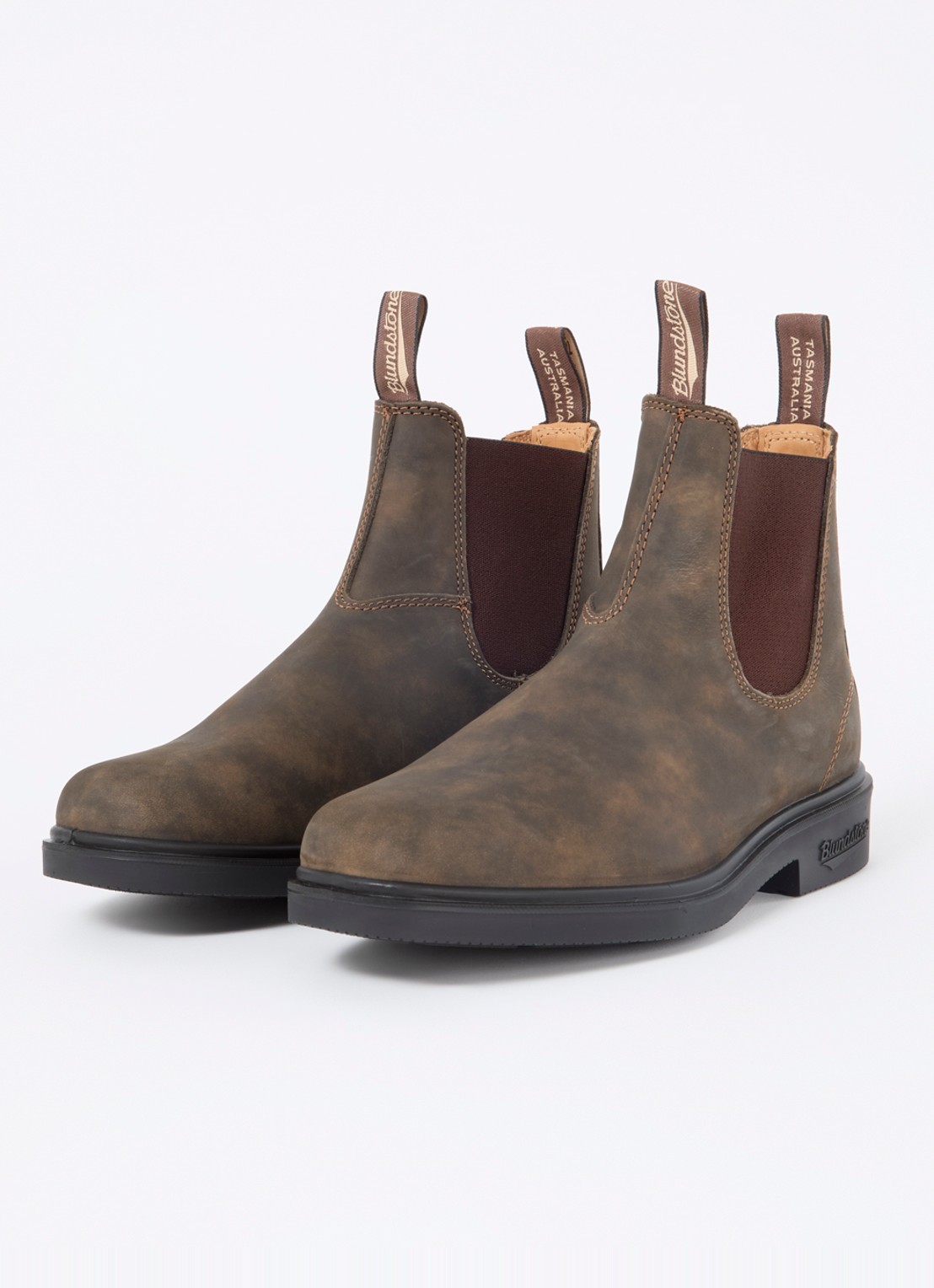 Blundstone Dress chelsea boot van leer - detail 3 lichtbruin