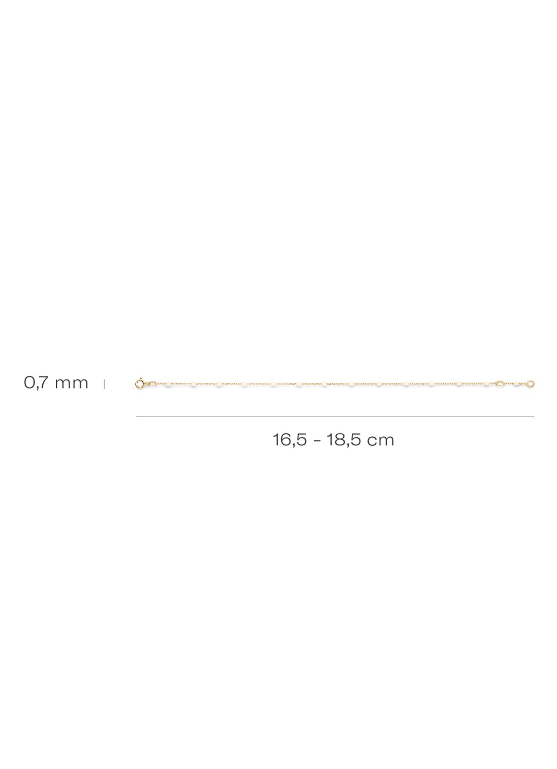 Blush Armband van 14 karaat geelgoud 2226YRM - detail 3 goud