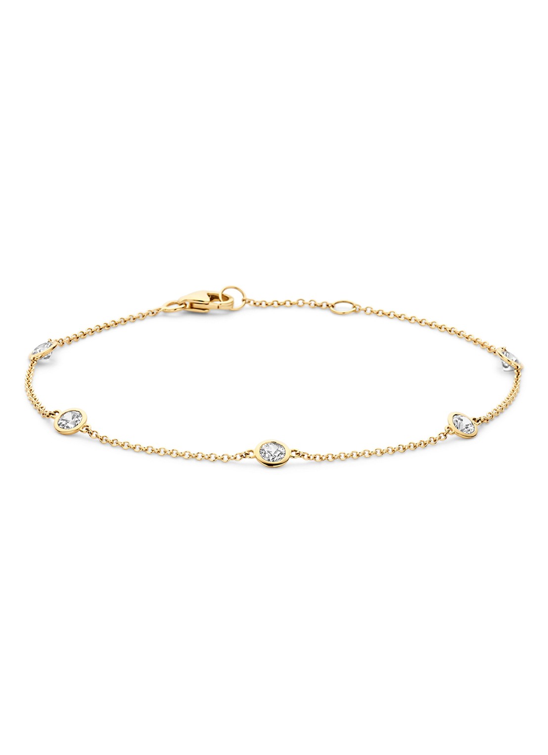 Blush Armband van 14 karaat geelgoud 2238YZI - voorkant 3 goud