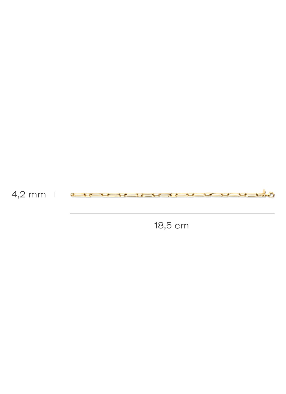 Blush Armband van 14 karaat geelgoud 2251YGO - detail 2 geelgoud