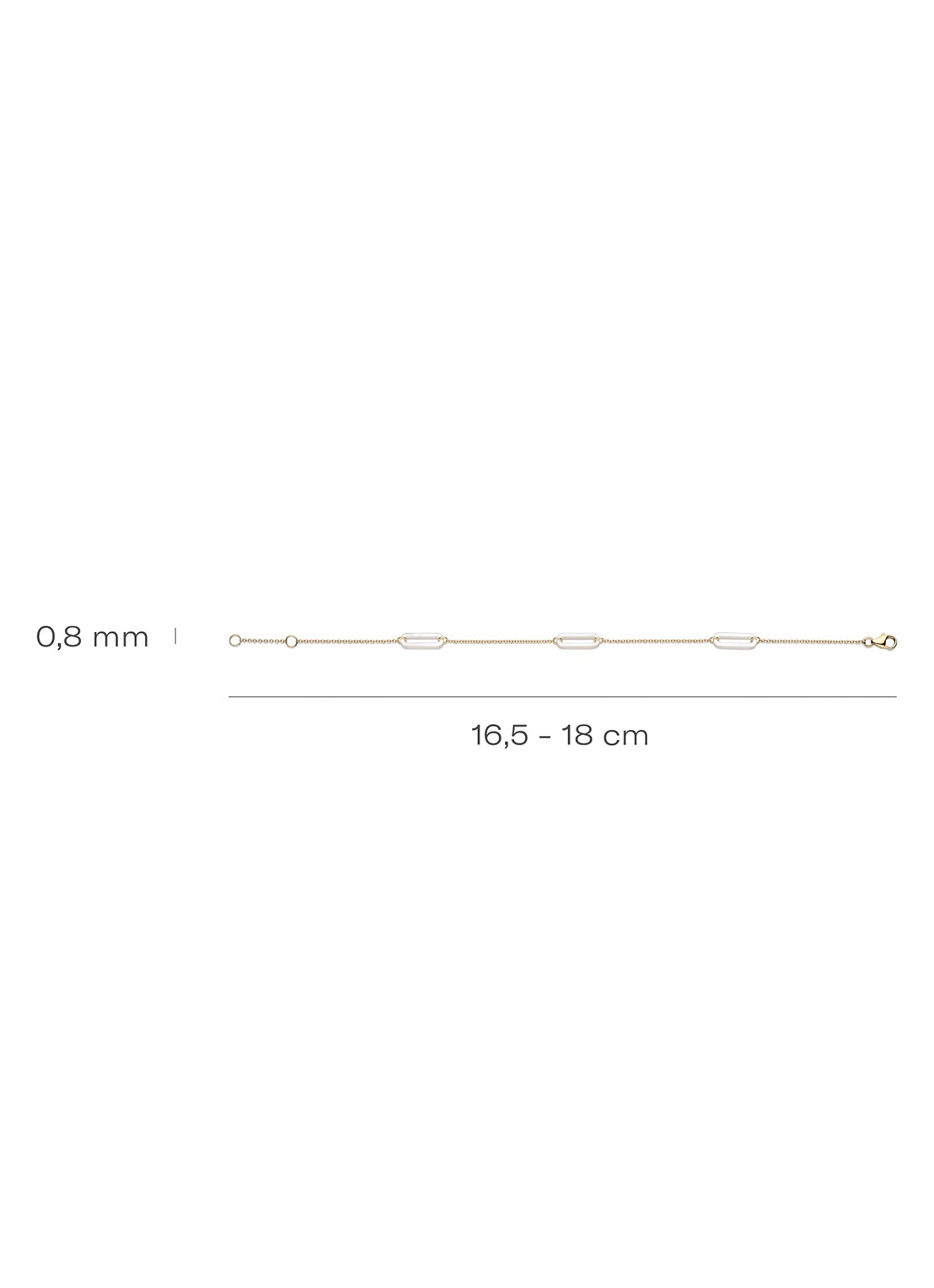 Blush Armband van 14 karaat geelgoud 2267YMP - detail 4 undefined