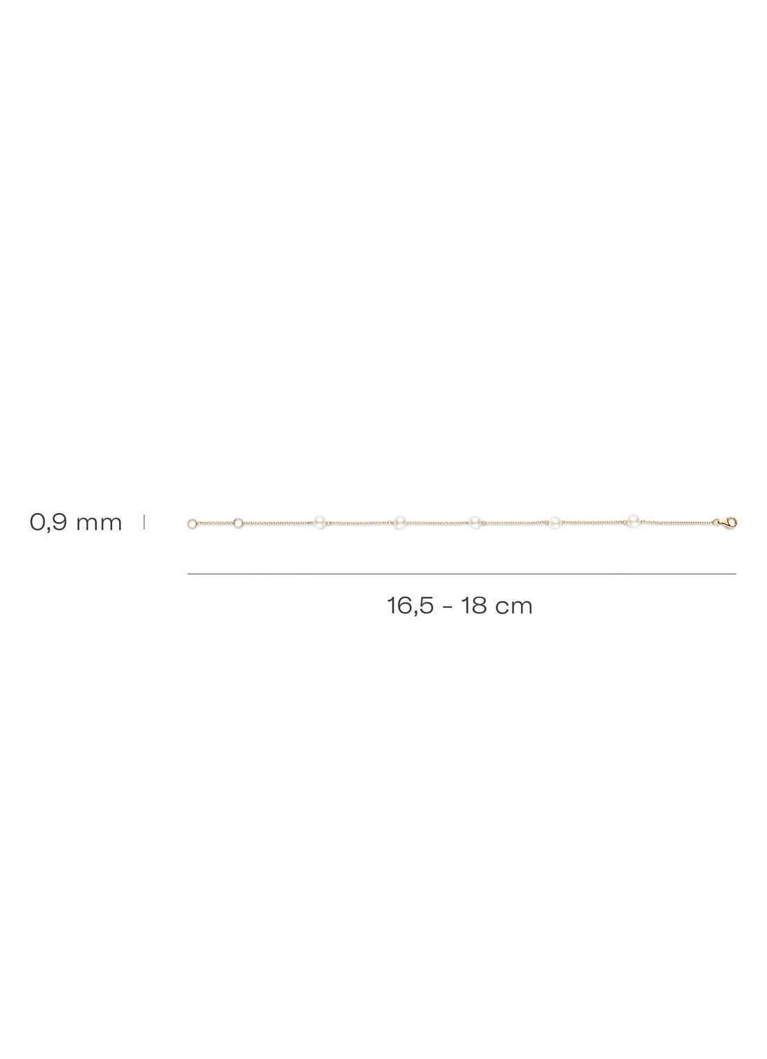 Blush Armband van 14 karaat geelgoud 2269YPW - detail undefined