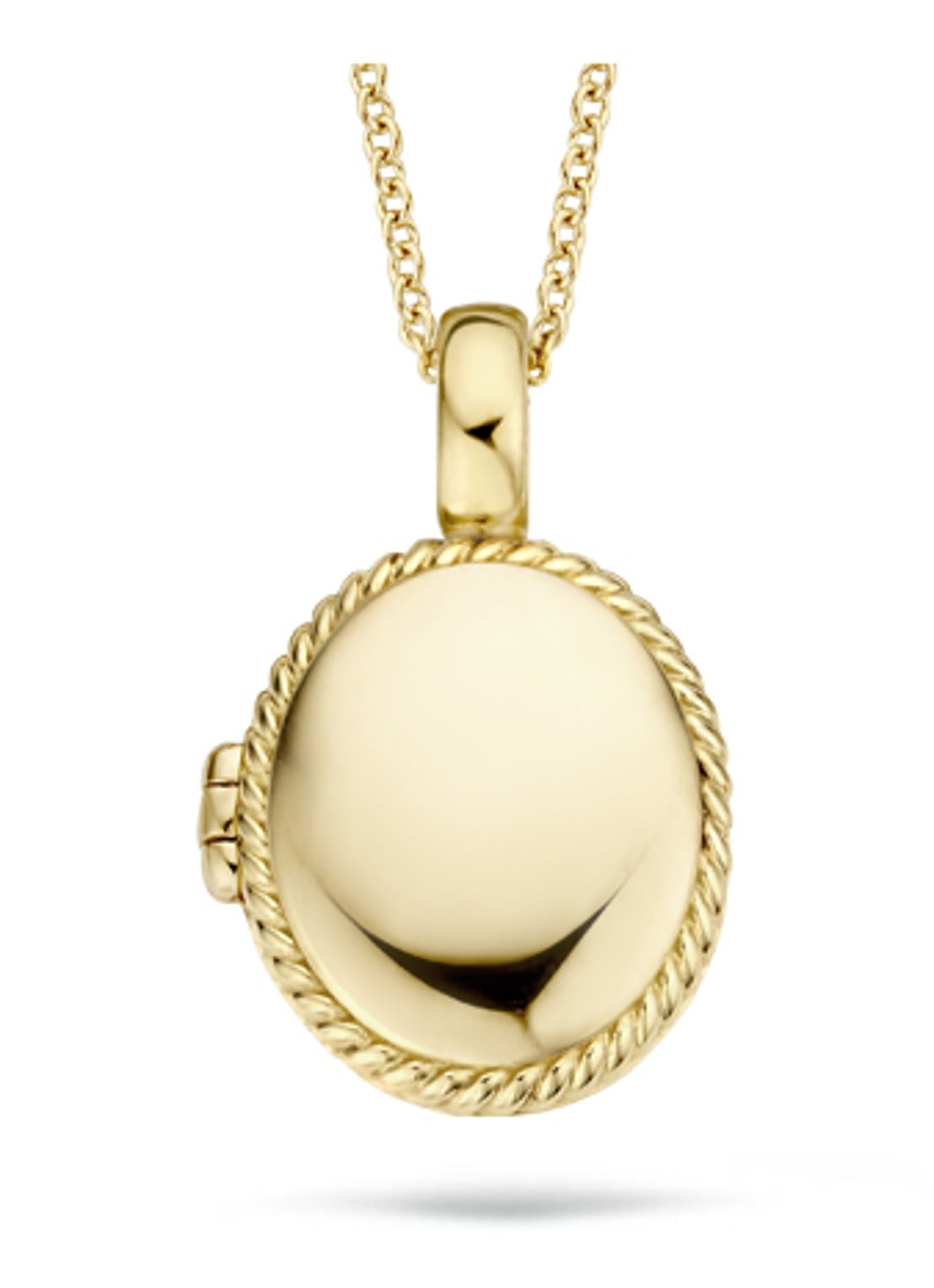 Blush Hanger van 14 karaat geelgoud 6081YGO  - voorkant 5 geelgoud