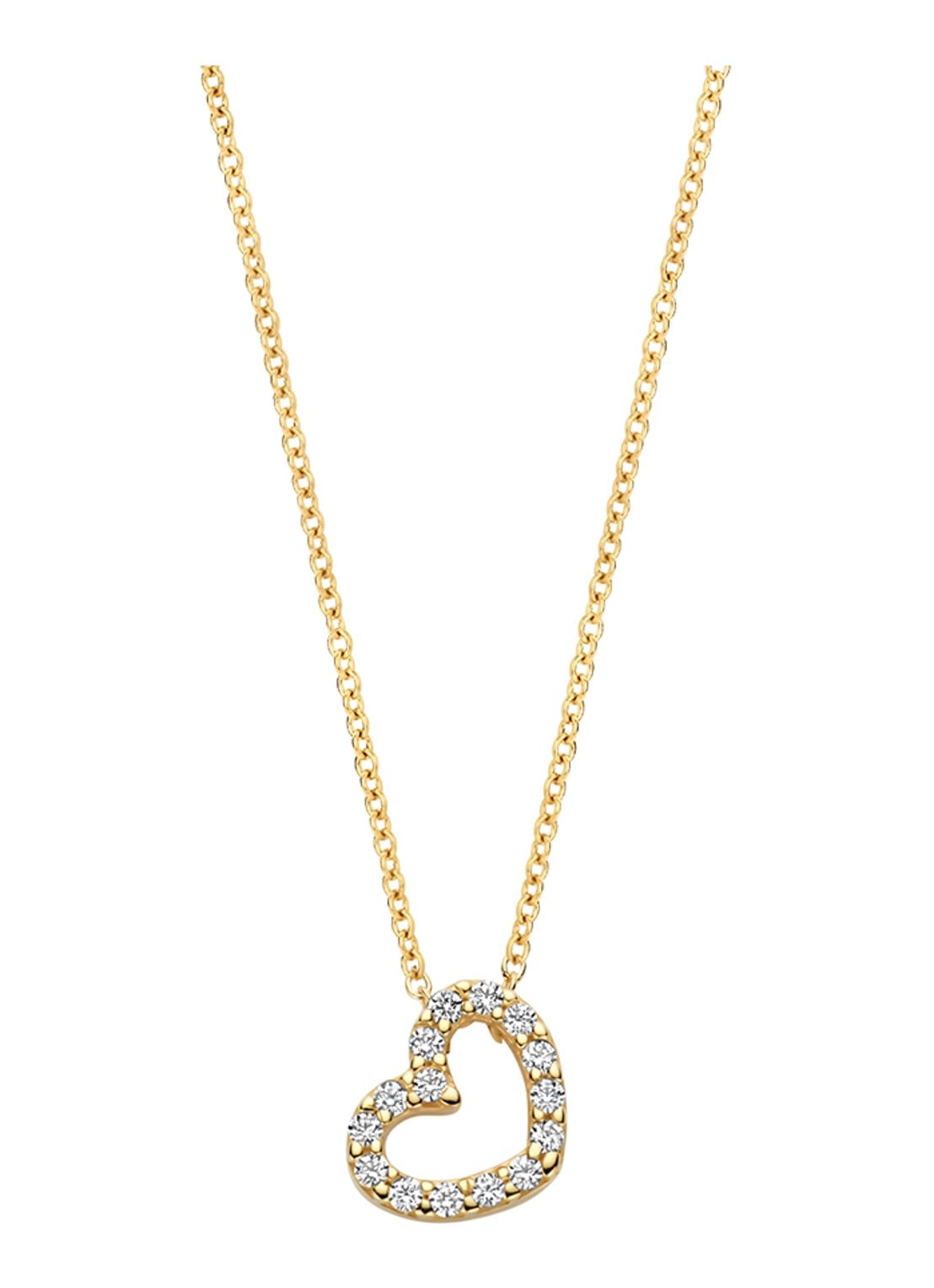 Blush Ketting van 14 karaat geelgoud 3072YZI - voorkant 3 goud