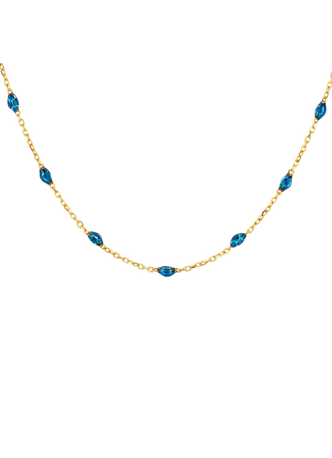 Blush Ketting van 14 karaat geelgoud 3162YRB - voorkant goud