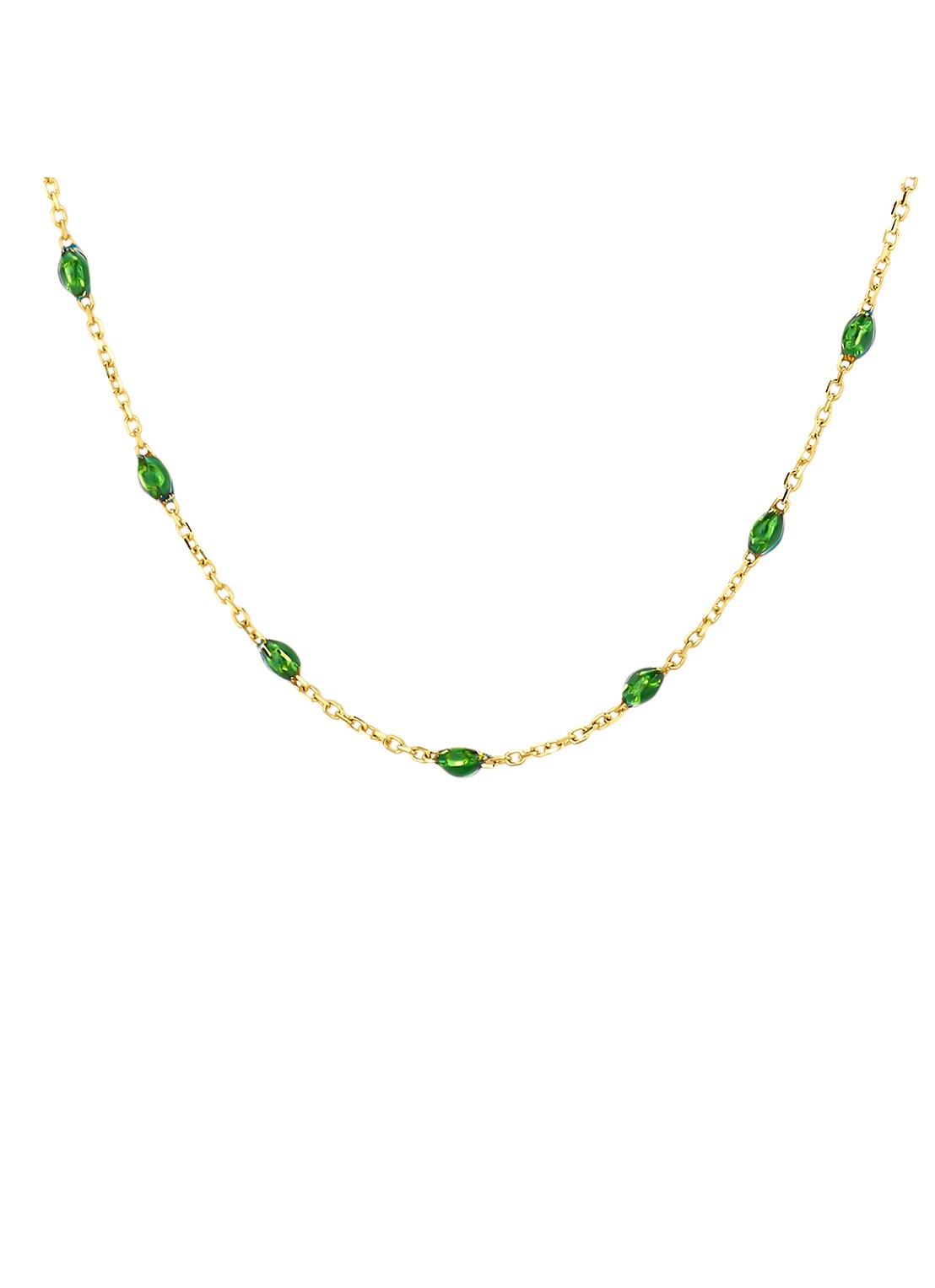 Blush Ketting van 14 karaat geelgoud 3162YRG - detail goud