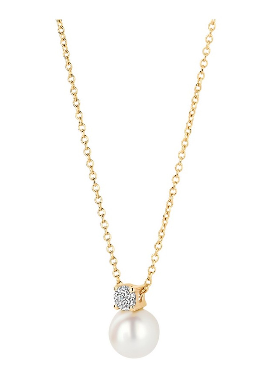 Blush Ketting van 14 karaat geelgoud 3163YPW - voorkant 3 goud