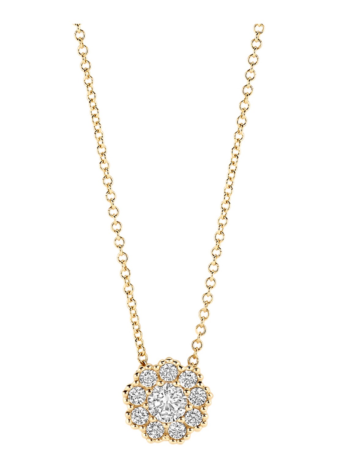 Blush Ketting van 14 karaat geelgoud 3196YZI - voorkant 2 goud