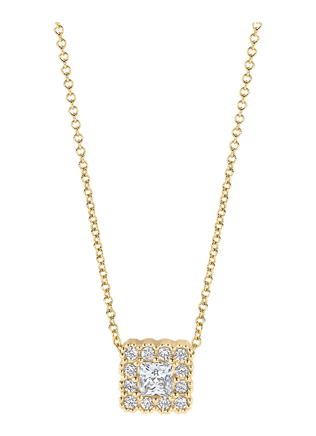 Blush Ketting van 14 karaat geelgoud 3197YZI - voorkant 2 goud