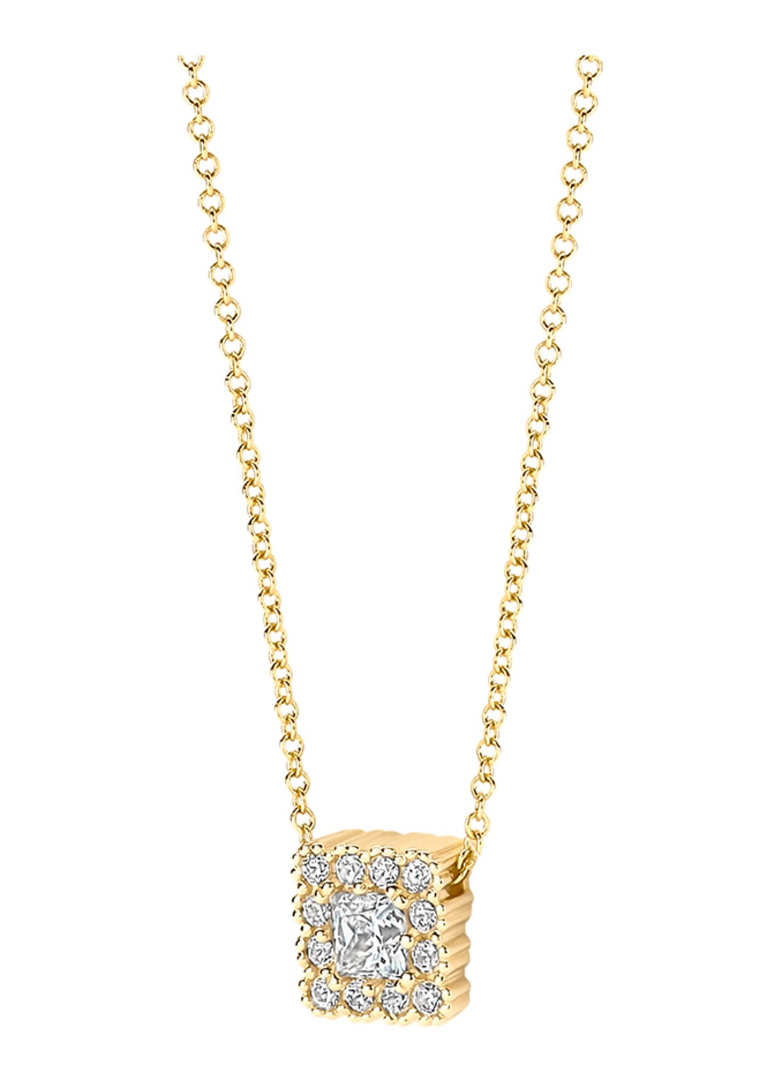 Blush Ketting van 14 karaat geelgoud 3197YZI - voorkant 3 goud