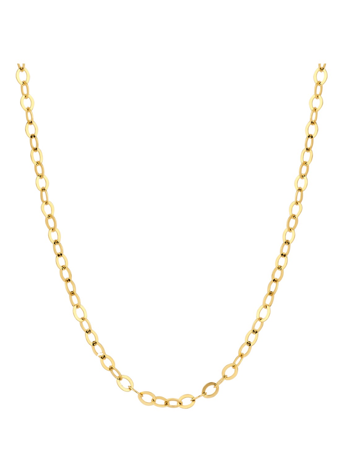 Blush Ketting van 14 karaat geelgoud 3198YGO - voorkant 2 goud