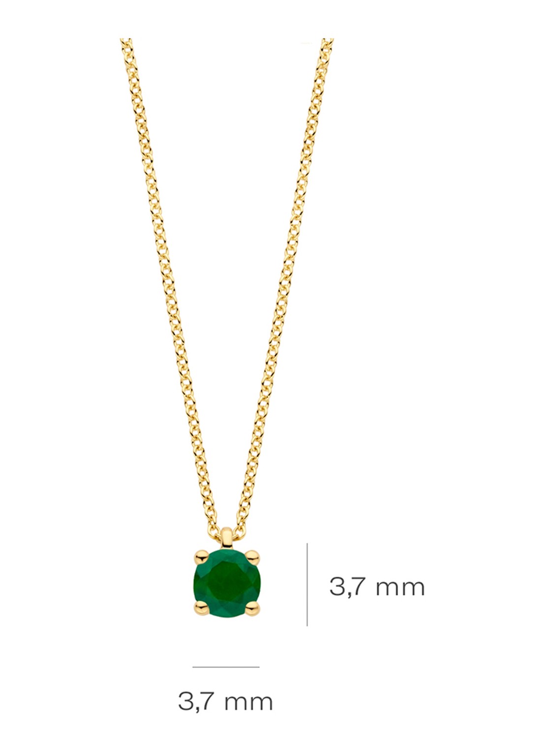 Blush Ketting van 14 karaat geelgoud 3200YEM  - detail 2 geelgoud