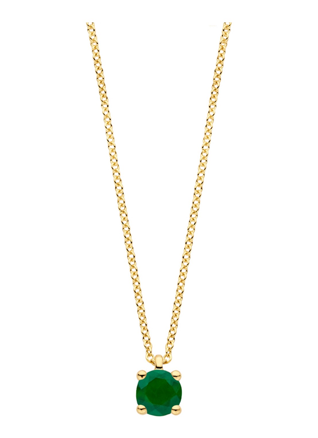 Blush Ketting van 14 karaat geelgoud 3200YEM  - voorkant 4 geelgoud