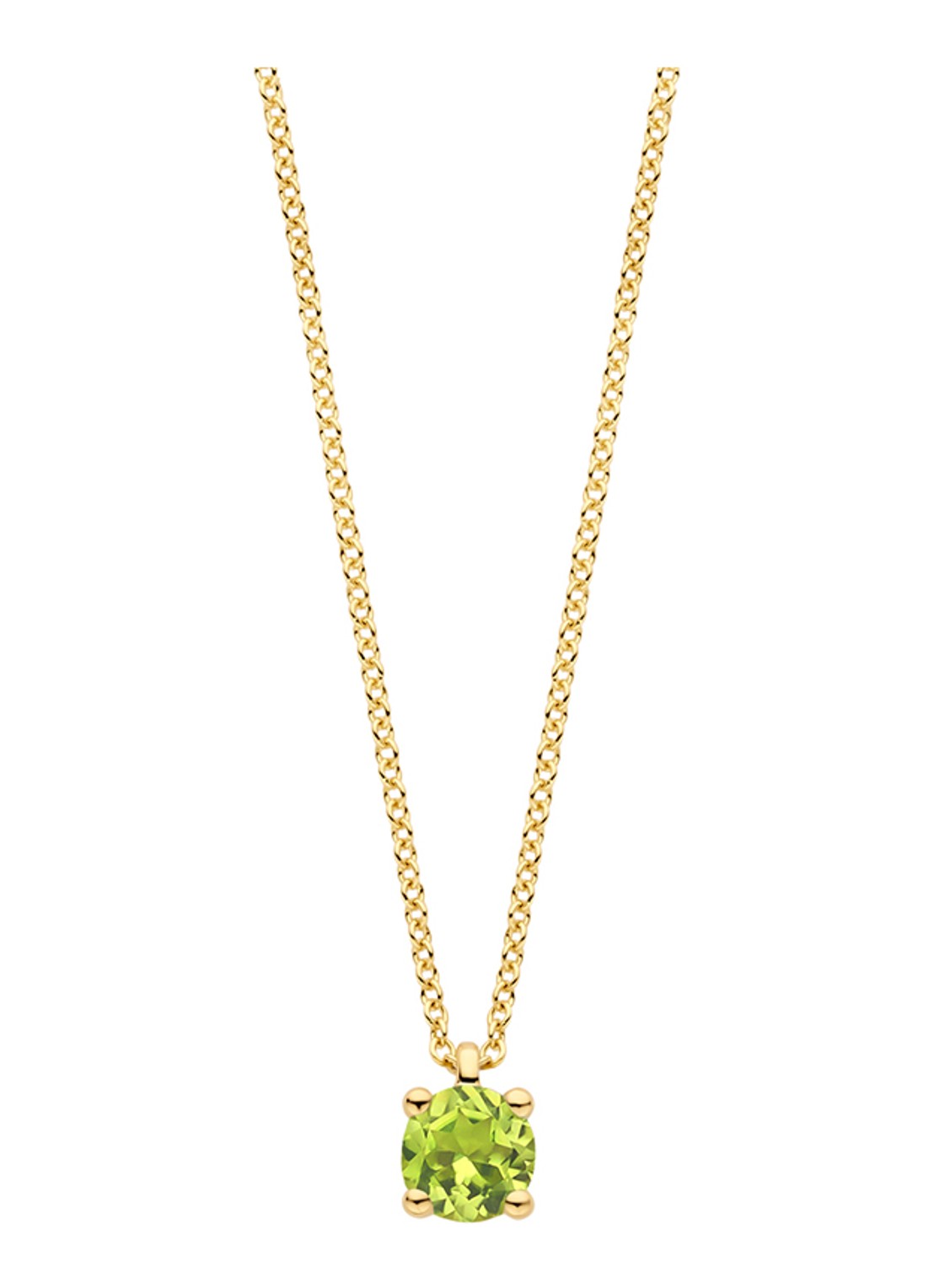 Blush Ketting van 14 karaat geelgoud 3200YGP  - voorkant 4 geelgoud
