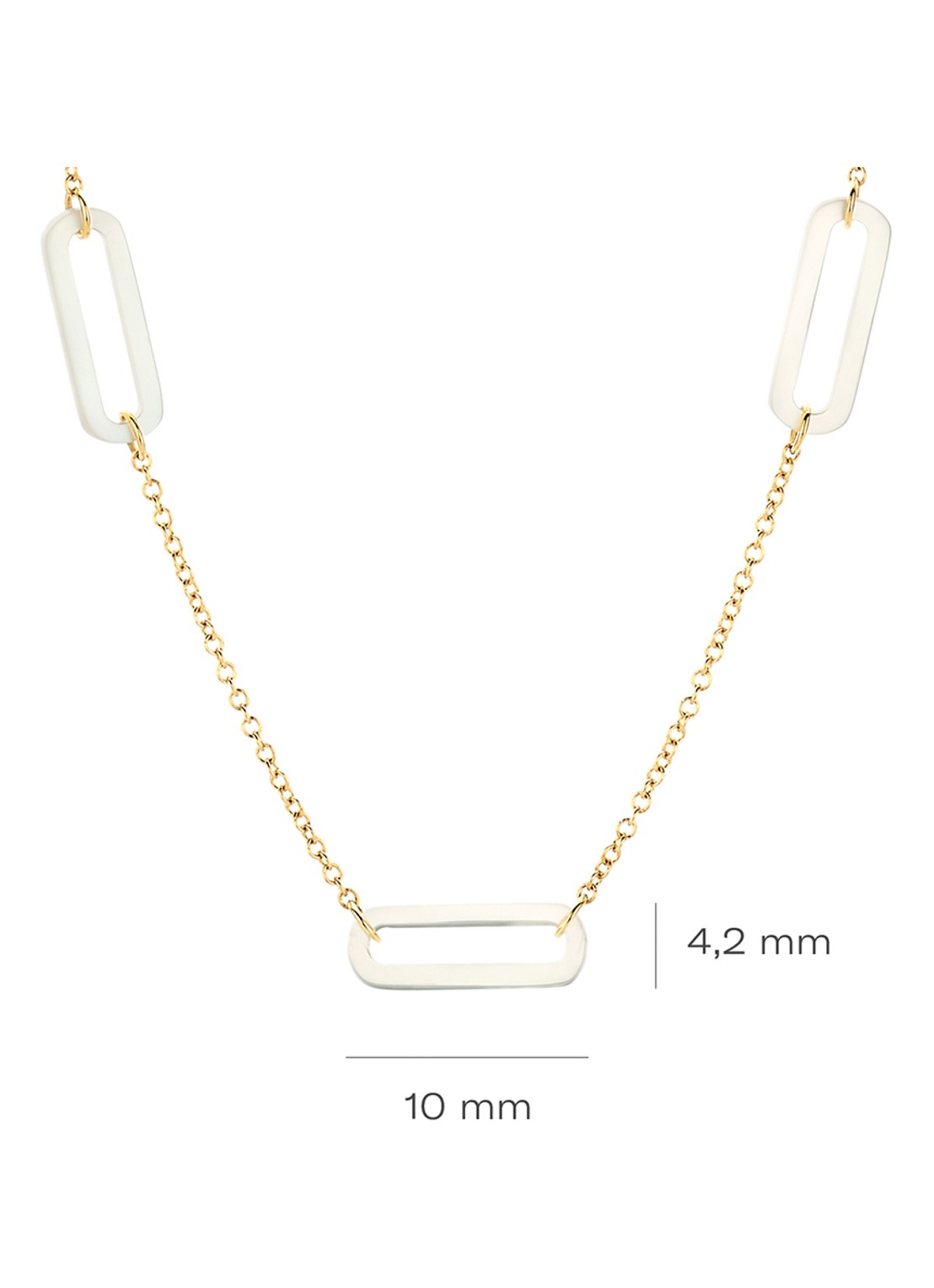 Blush Ketting van 14 karaat geelgoud 3204YMP - detail 4 geelgoud