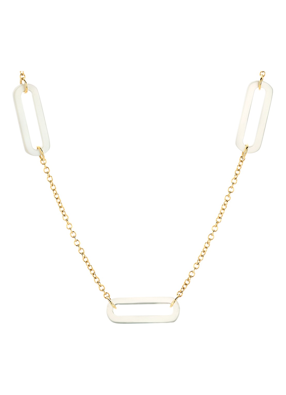 Blush Ketting van 14 karaat geelgoud 3204YMP - voorkant geelgoud