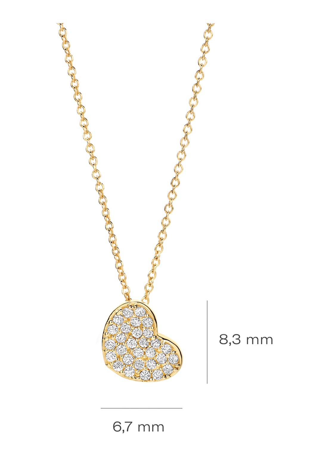 Blush Ketting van 14 karaat geelgoud 3207YZI  - detail 2 undefined