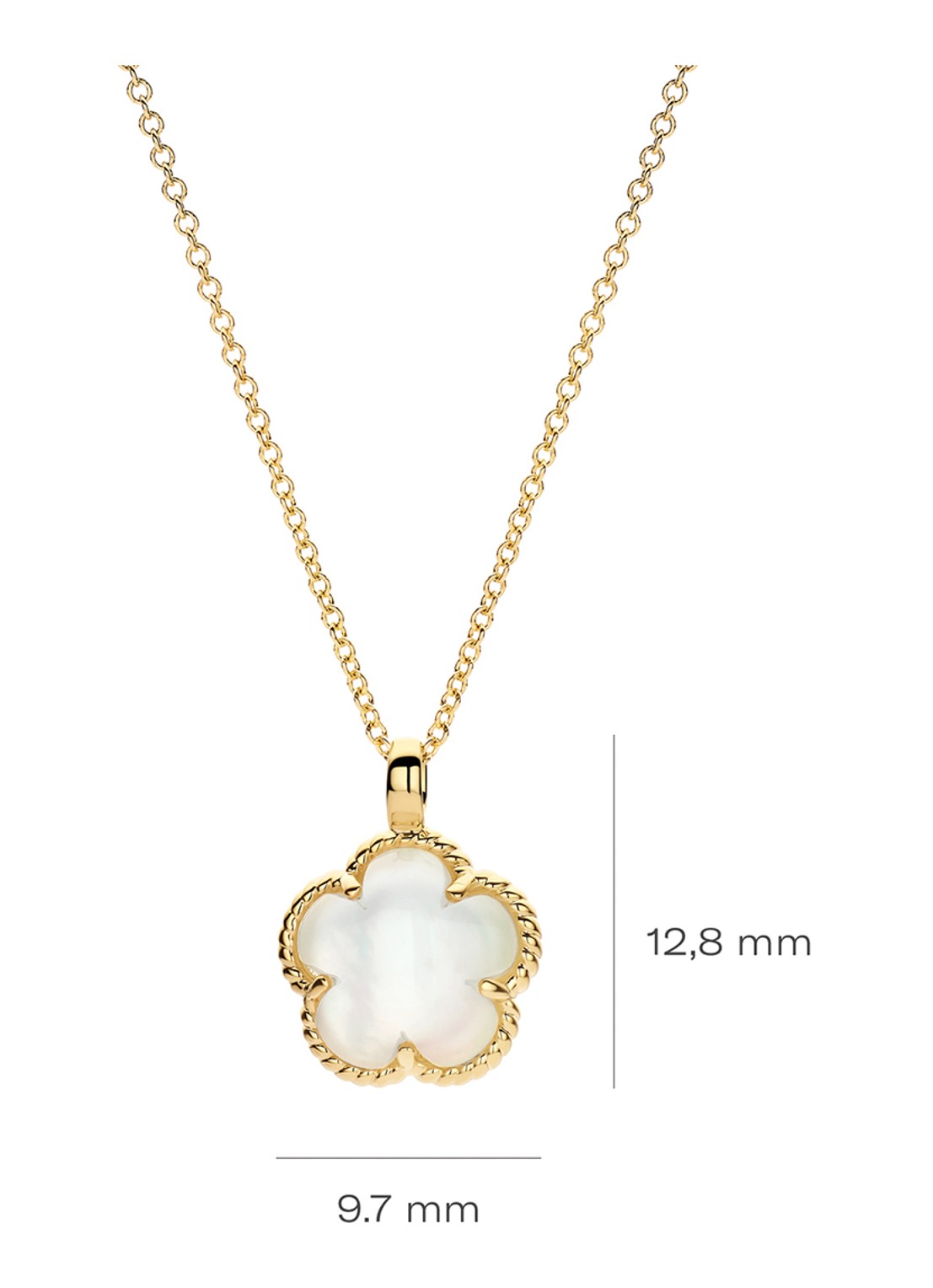 Blush Ketting van 14 karaat geelgoud 3209YMQ - detail 4 undefined