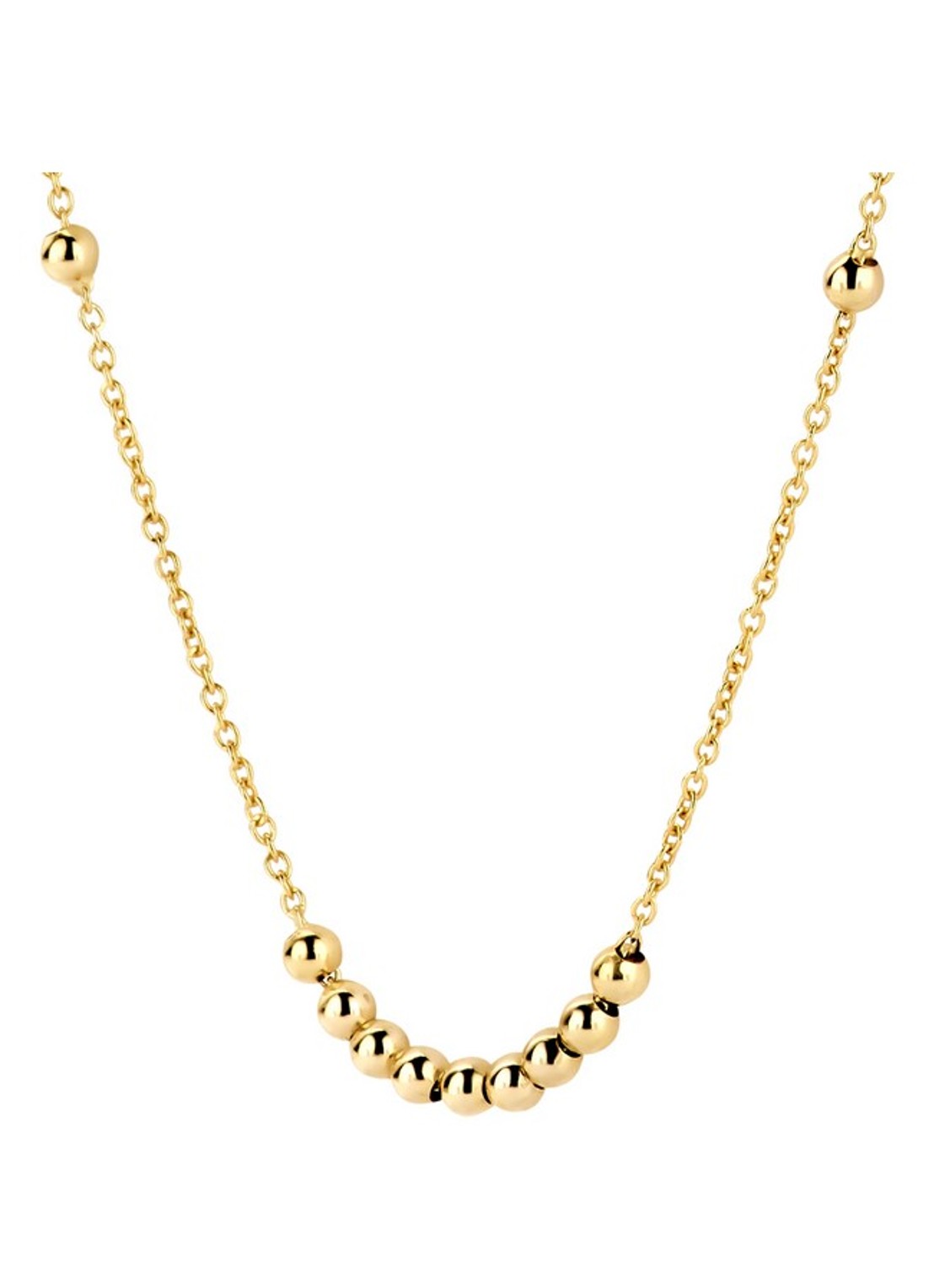 Blush Ketting van 14 karaat geelgoud met parels 3182YGO - voorkant 3 goud