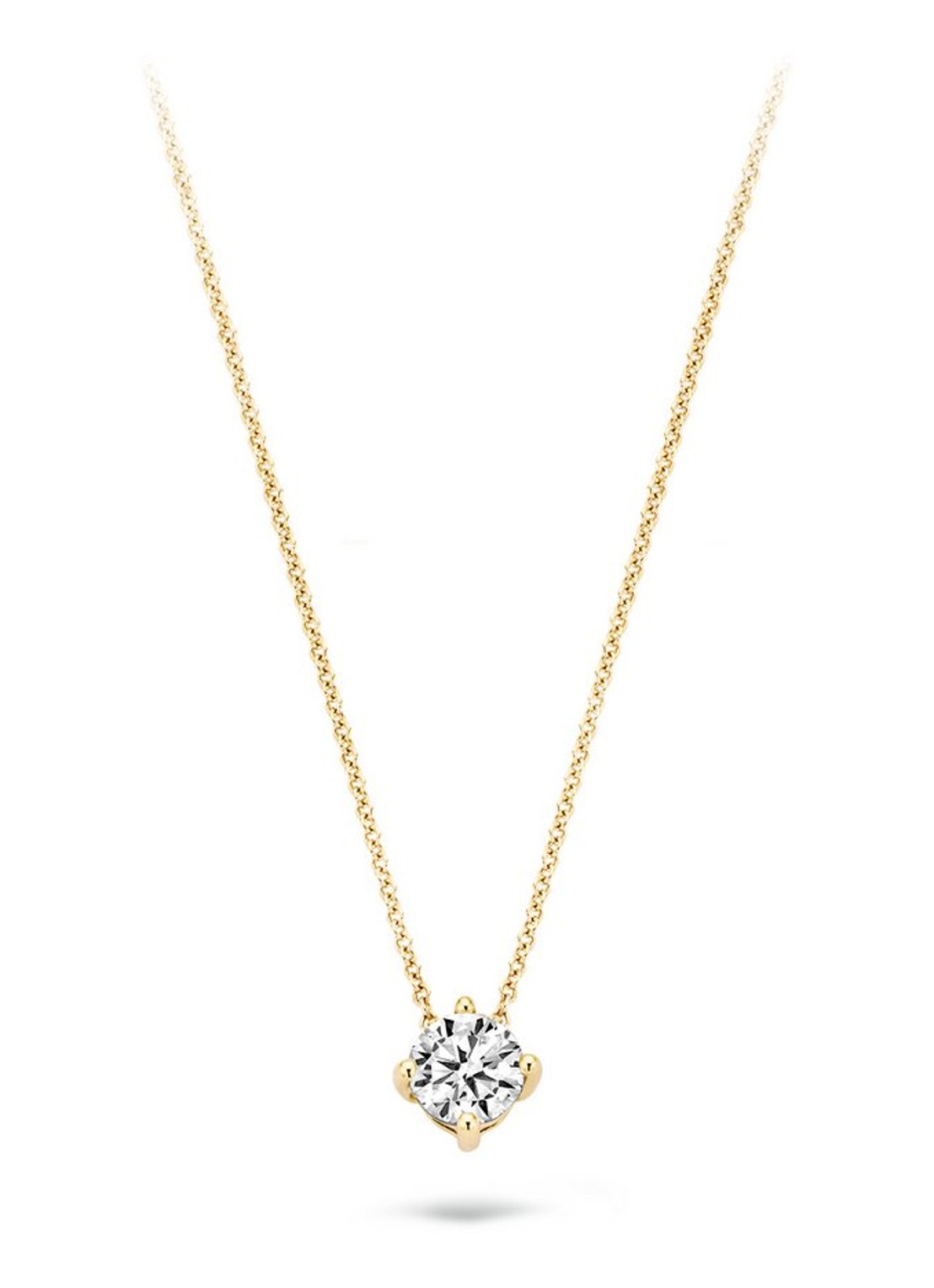 Blush Ketting van 14 karaat geelgoud met zirkonia 3057YZI - voorkant geelgoud