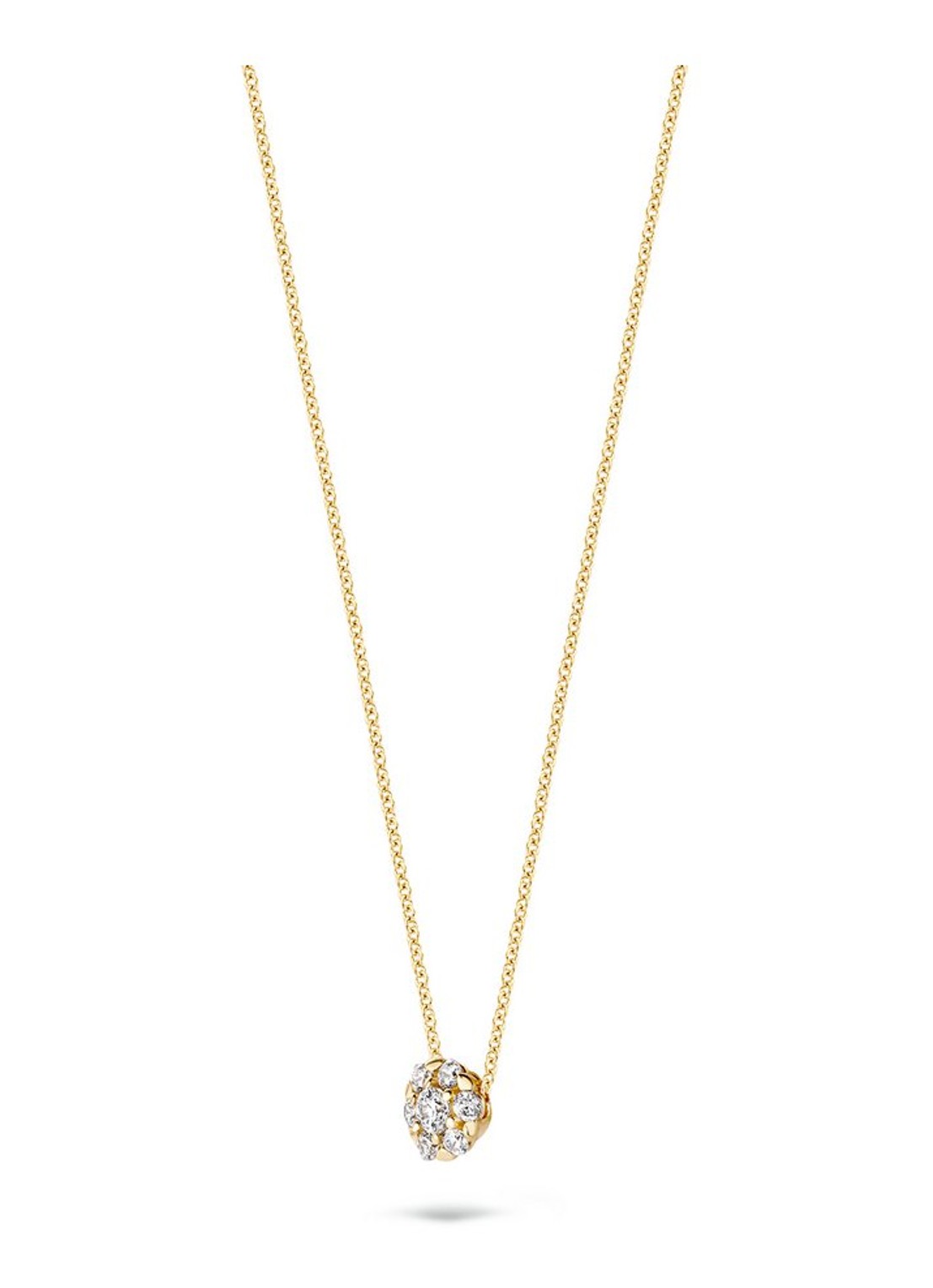 Blush Ketting van 14 karaat geelgoud met zirkonia 3097YZI - detail 3 geelgoud