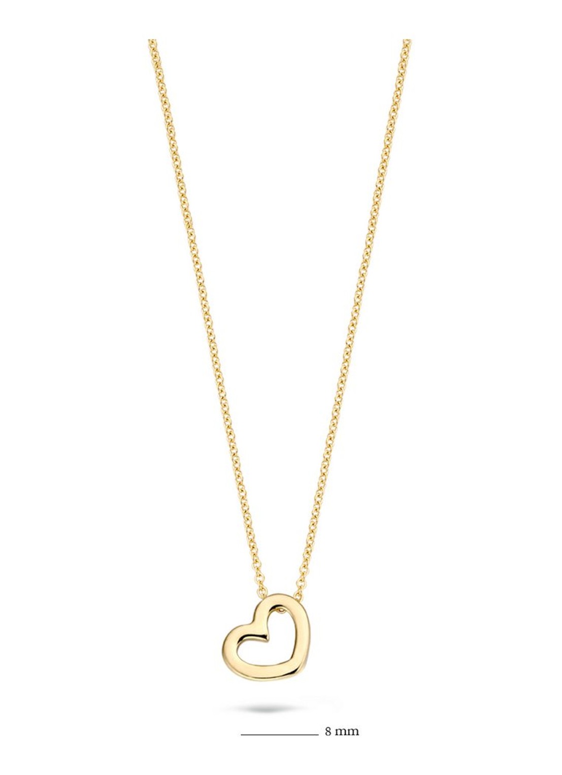 Blush Ketting van 14K goud met hanger 3081YGO - detail 3 goud