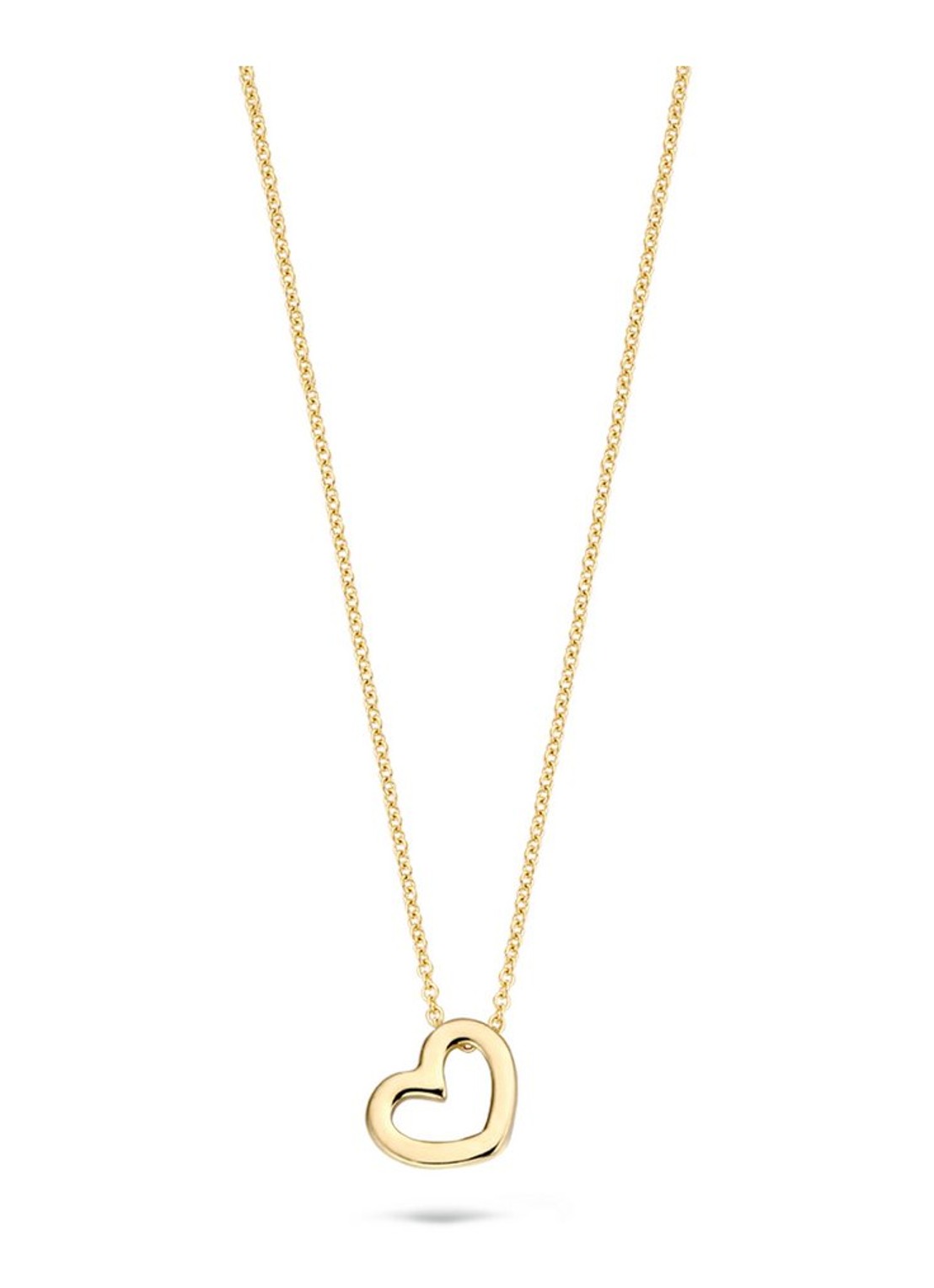 Blush Ketting van 14K goud met hanger 3081YGO - voorkant goud