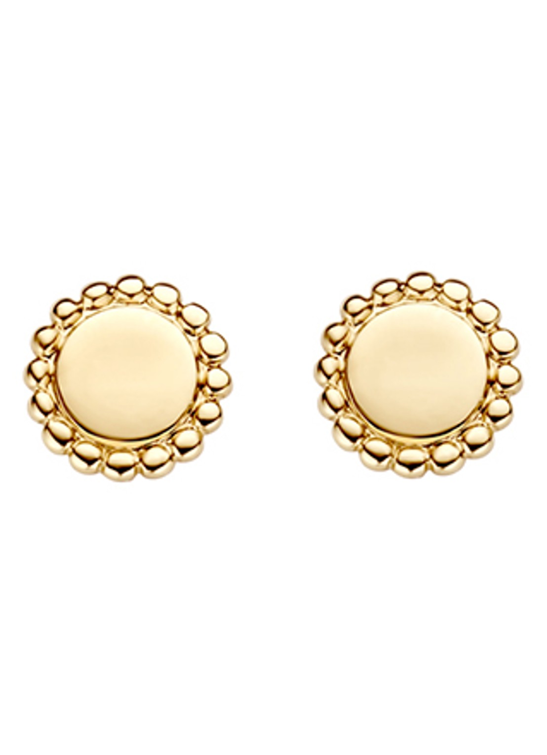 Blush Oorknopjes van 14 karaat geelgoud 7351YGO - voorkant 3 goud