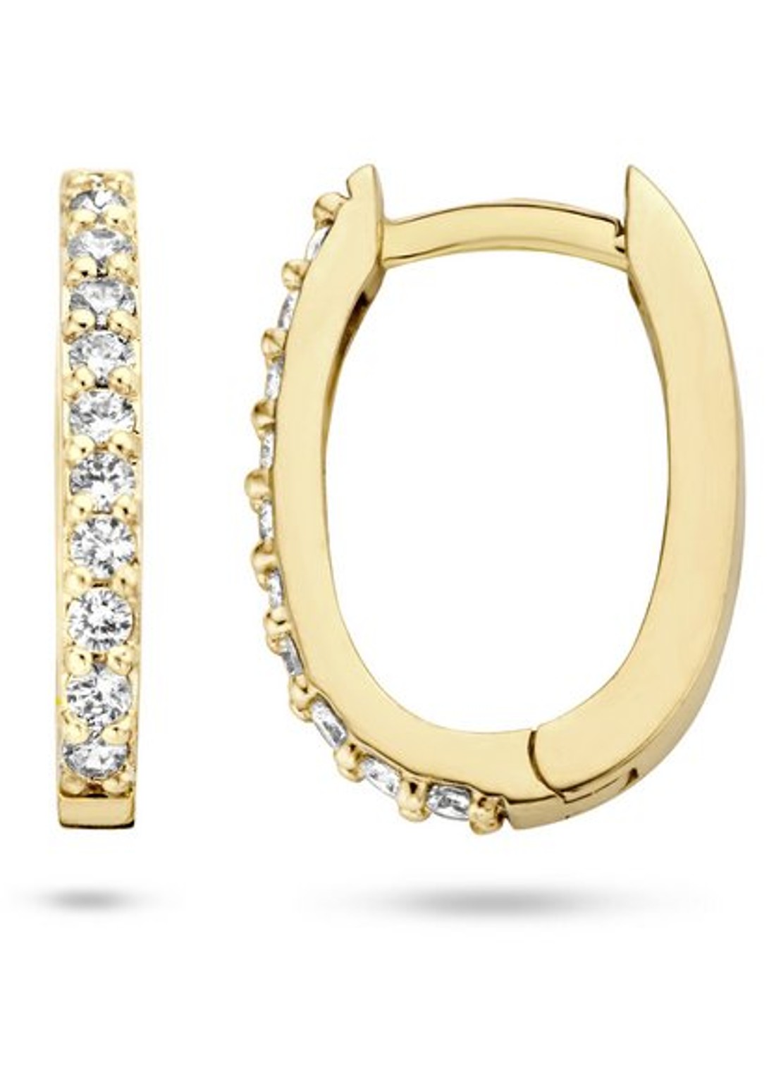Blush Oorringen van 14k geelgoud 7236YZI  - detail 3 goud