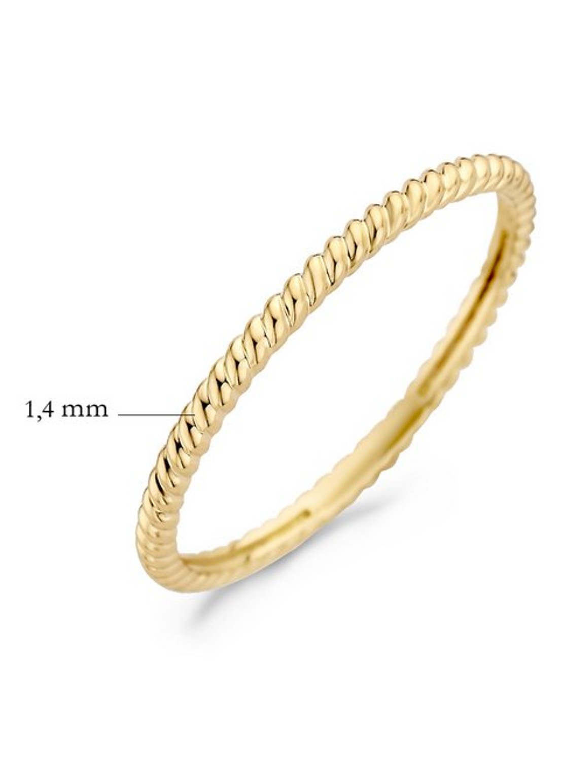 Blush Ring van 14 karaat geelgoud 1196YGO - detail 6 geelgoud