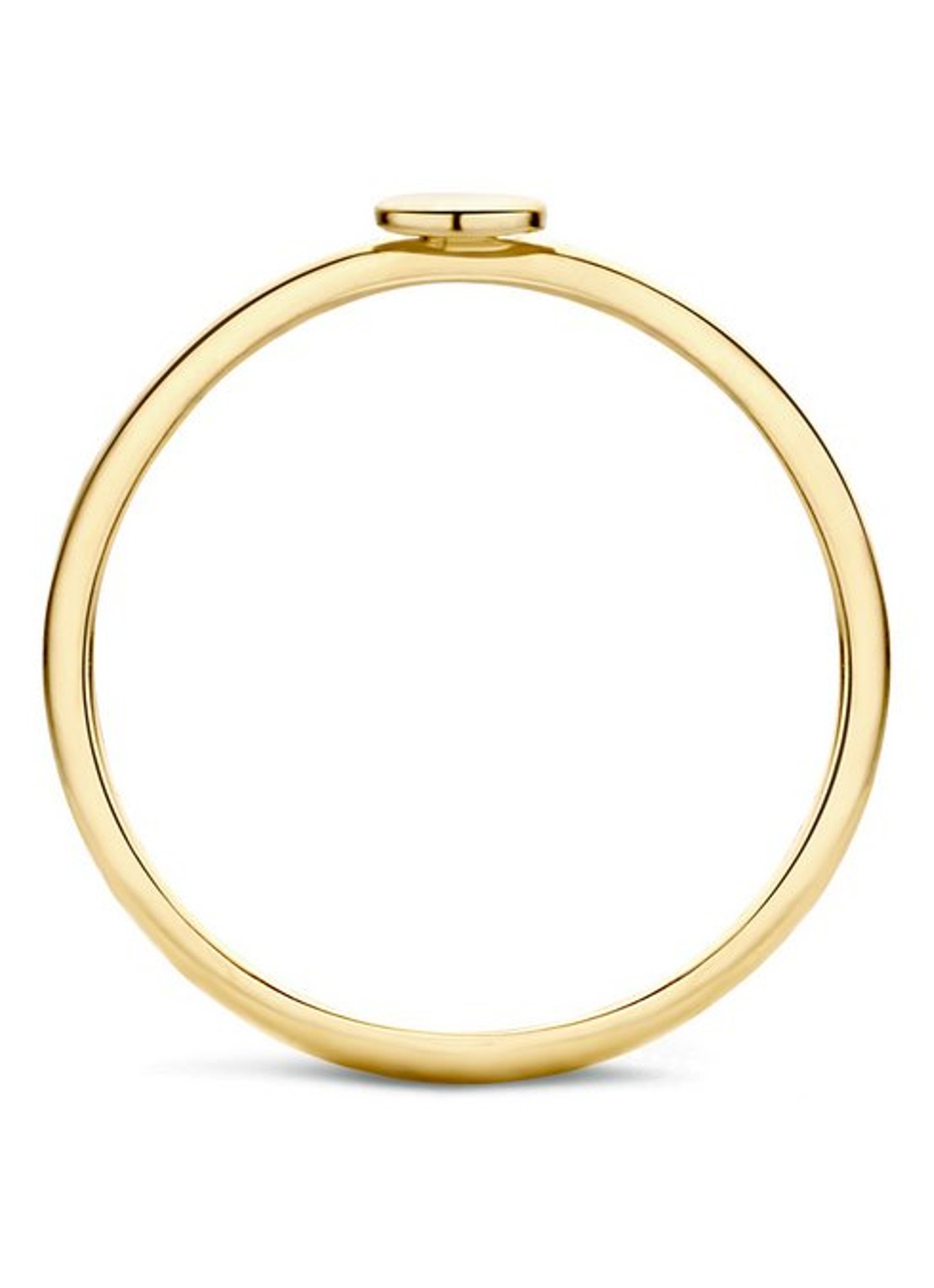 Blush Ring van 14 karaat geelgoud 1212YGO - detail 3 goud