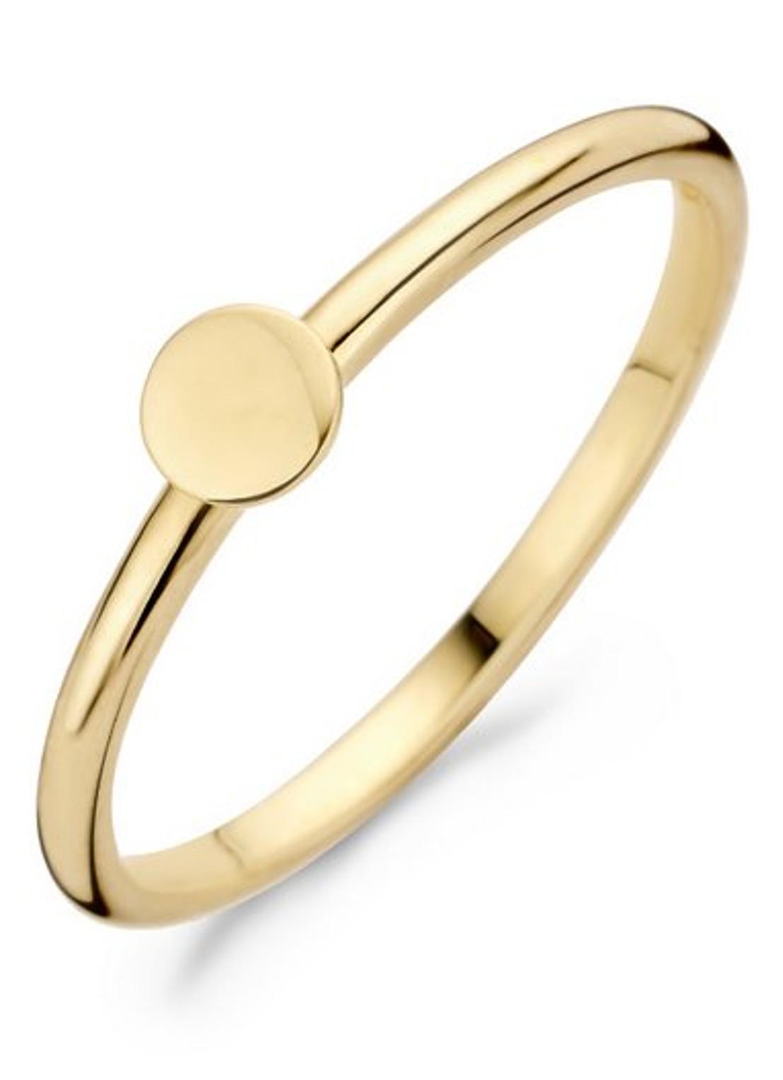 Blush Ring van 14 karaat geelgoud 1212YGO - voorkant goud