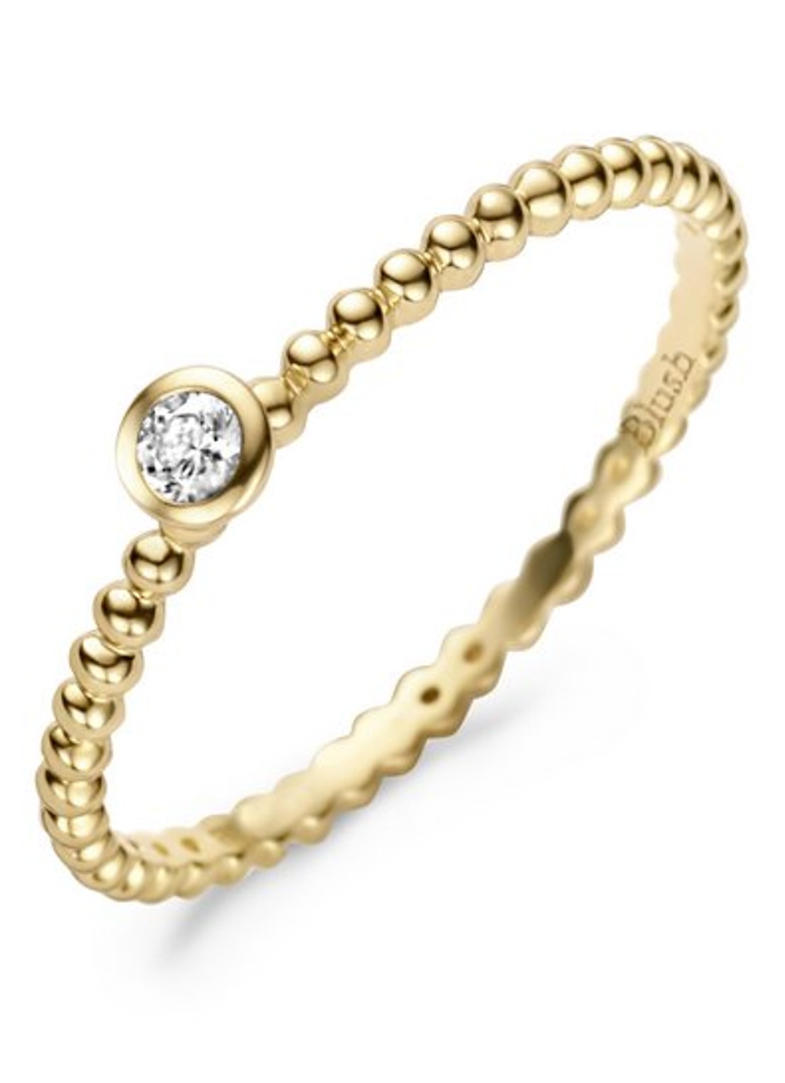Blush Ring van 14 karaat geelgoud 1216YZI - voorkant geelgoud