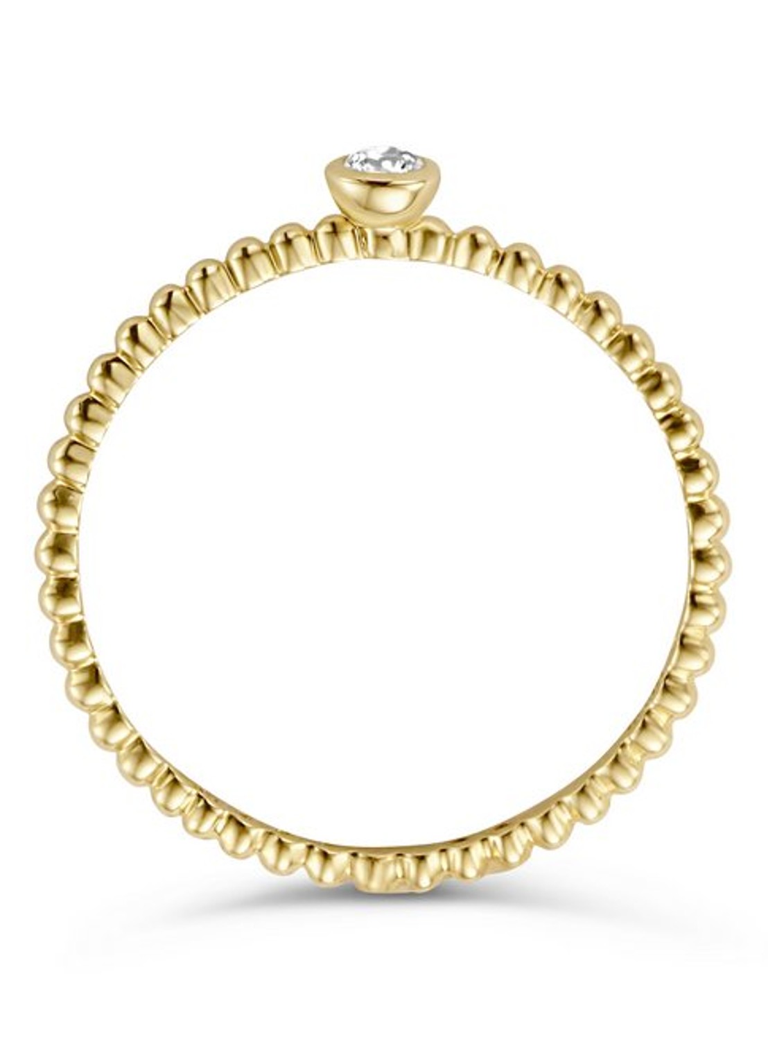 Blush Ring van 14 karaat geelgoud 1216YZI - voorkant 2 geelgoud