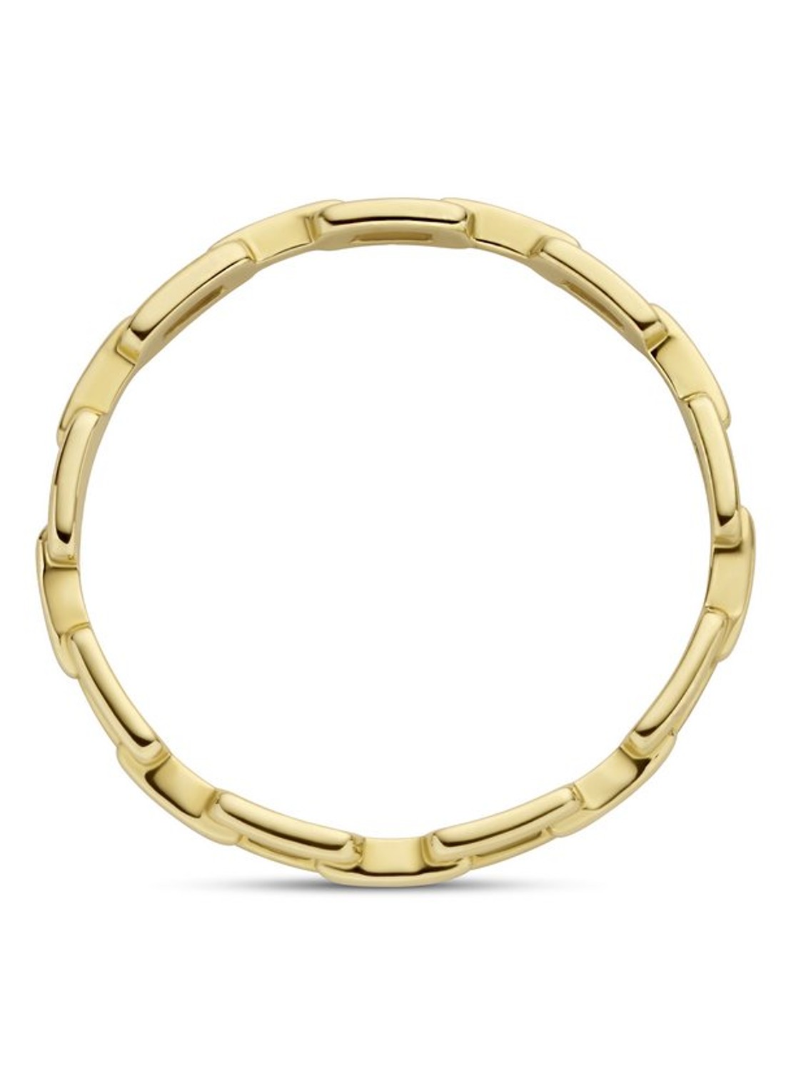 Blush Ring van 14 karaat geelgoud 1230YGO - voorkant 3 geelgoud