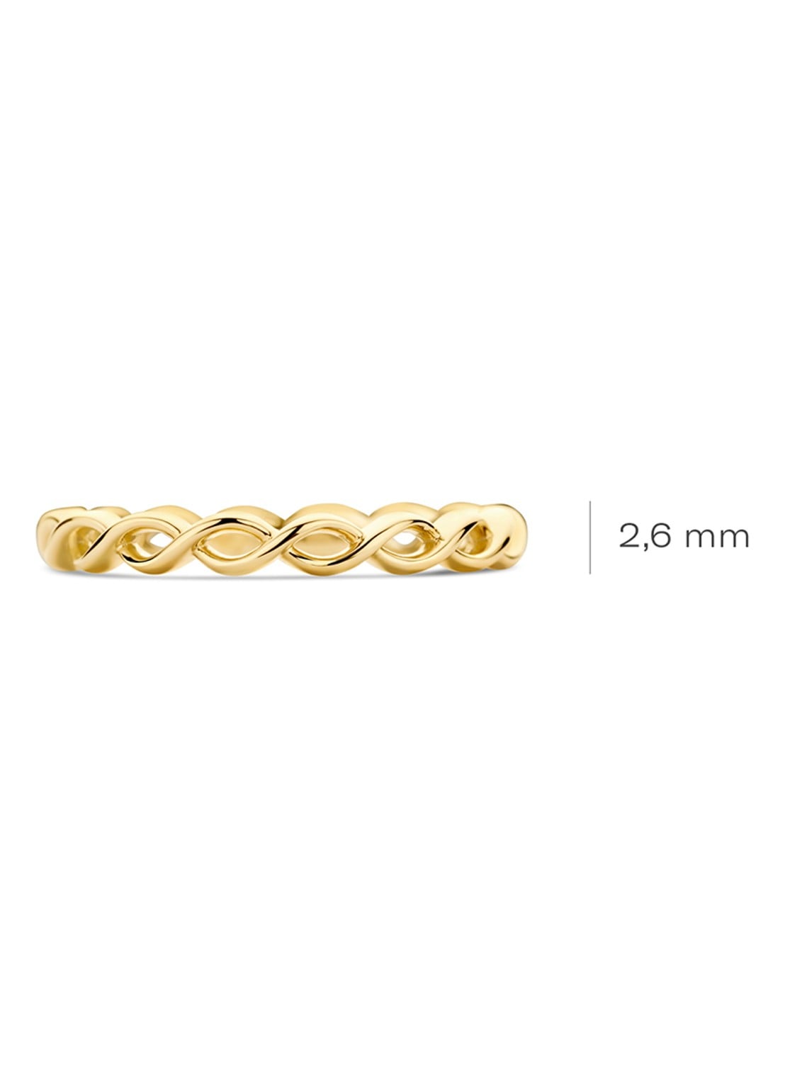 Blush Ring van 14 karaat geelgoud 1245YGO - detail 2 geelgoud