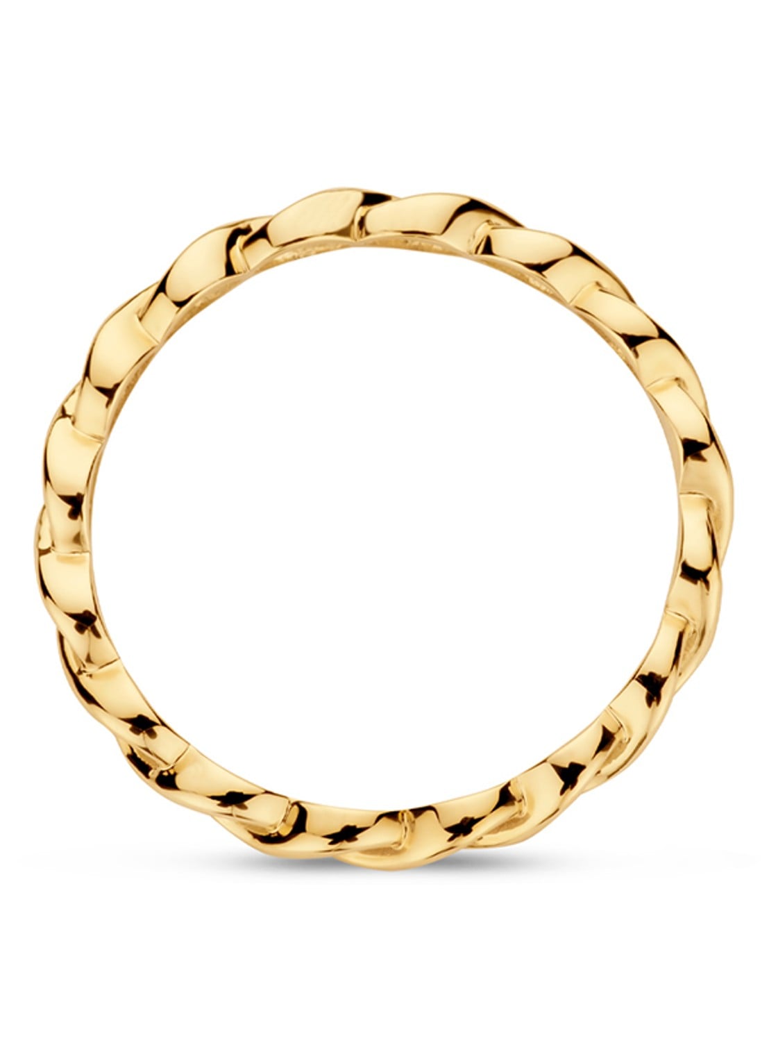 Blush Ring van 14 karaat geelgoud 1245YGO - voorkant 4 geelgoud