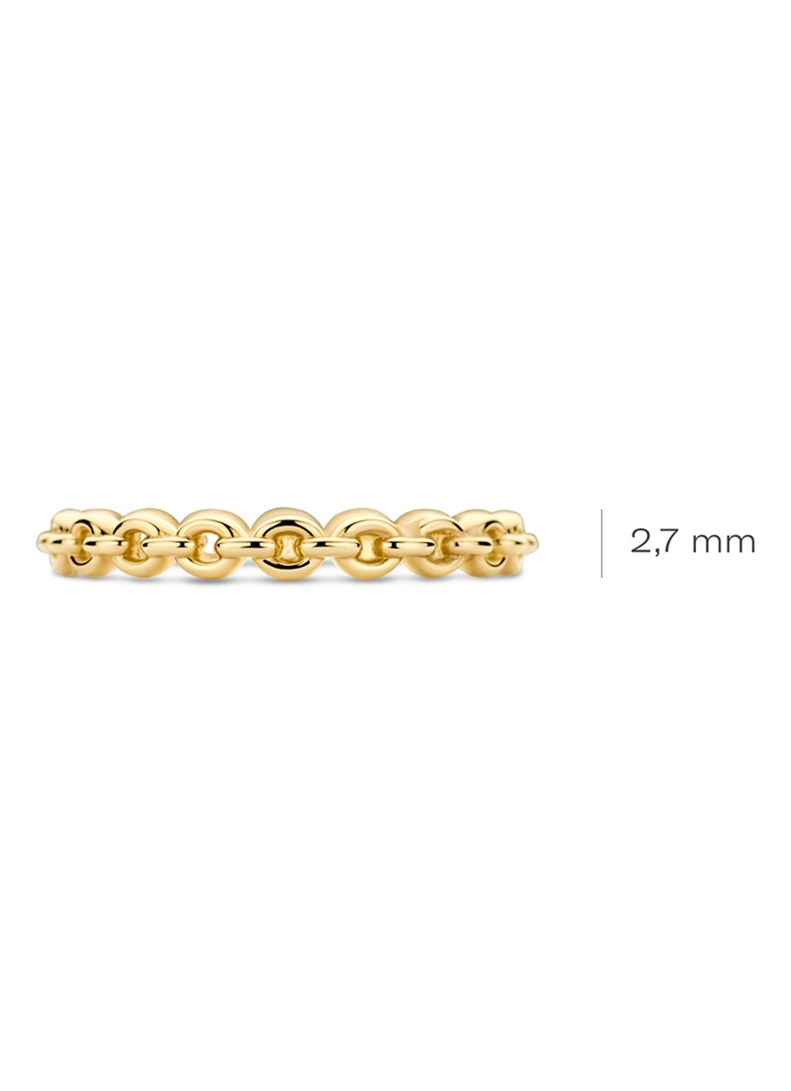 Blush Ring van 14 karaat geelgoud 1246YGO  - detail 4 geelgoud