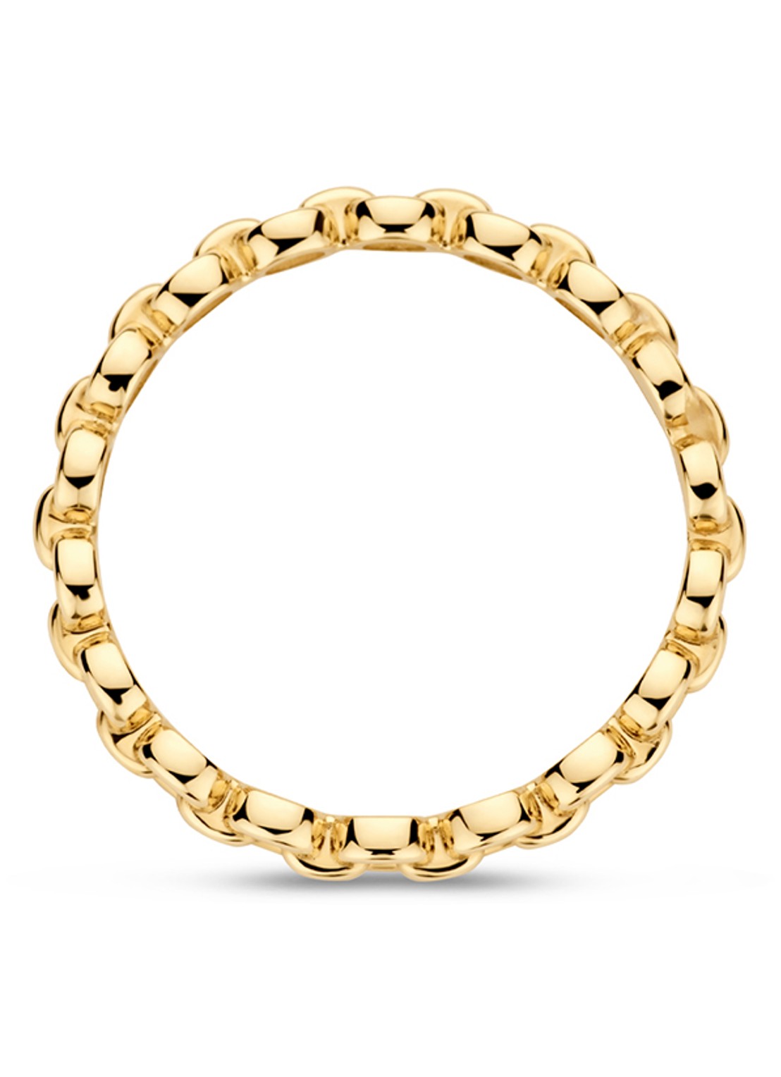 Blush Ring van 14 karaat geelgoud 1246YGO  - voorkant 2 geelgoud