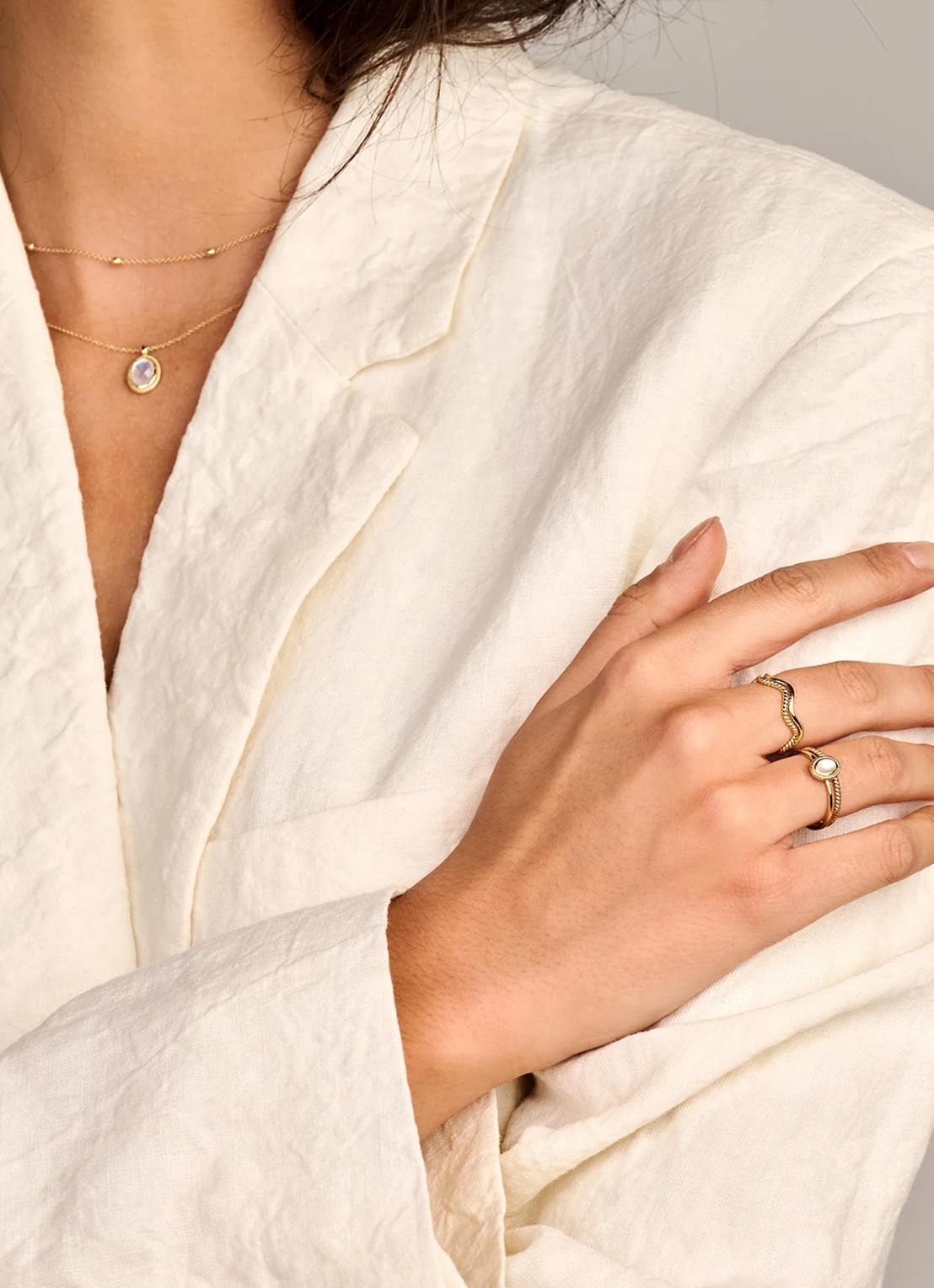 Blush Ring van 14 karaat geelgoud 1261YGO - detail 3 goud