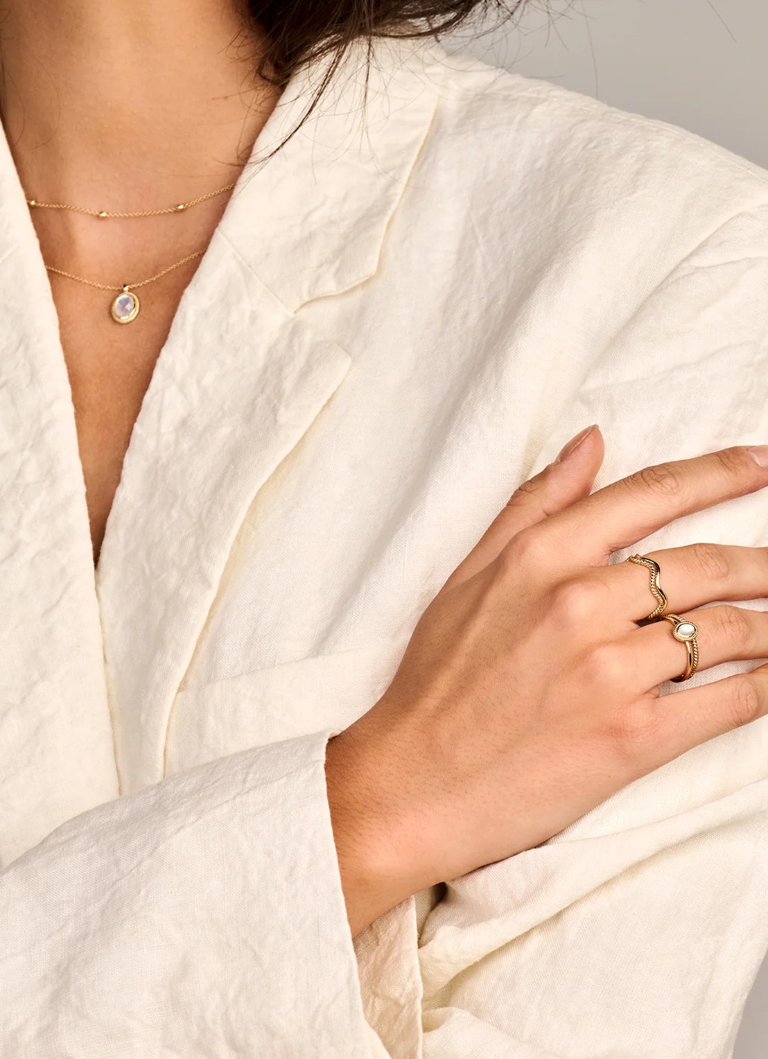 Blush Ring van 14 karaat geelgoud 1263YGO - detail 3 goud
