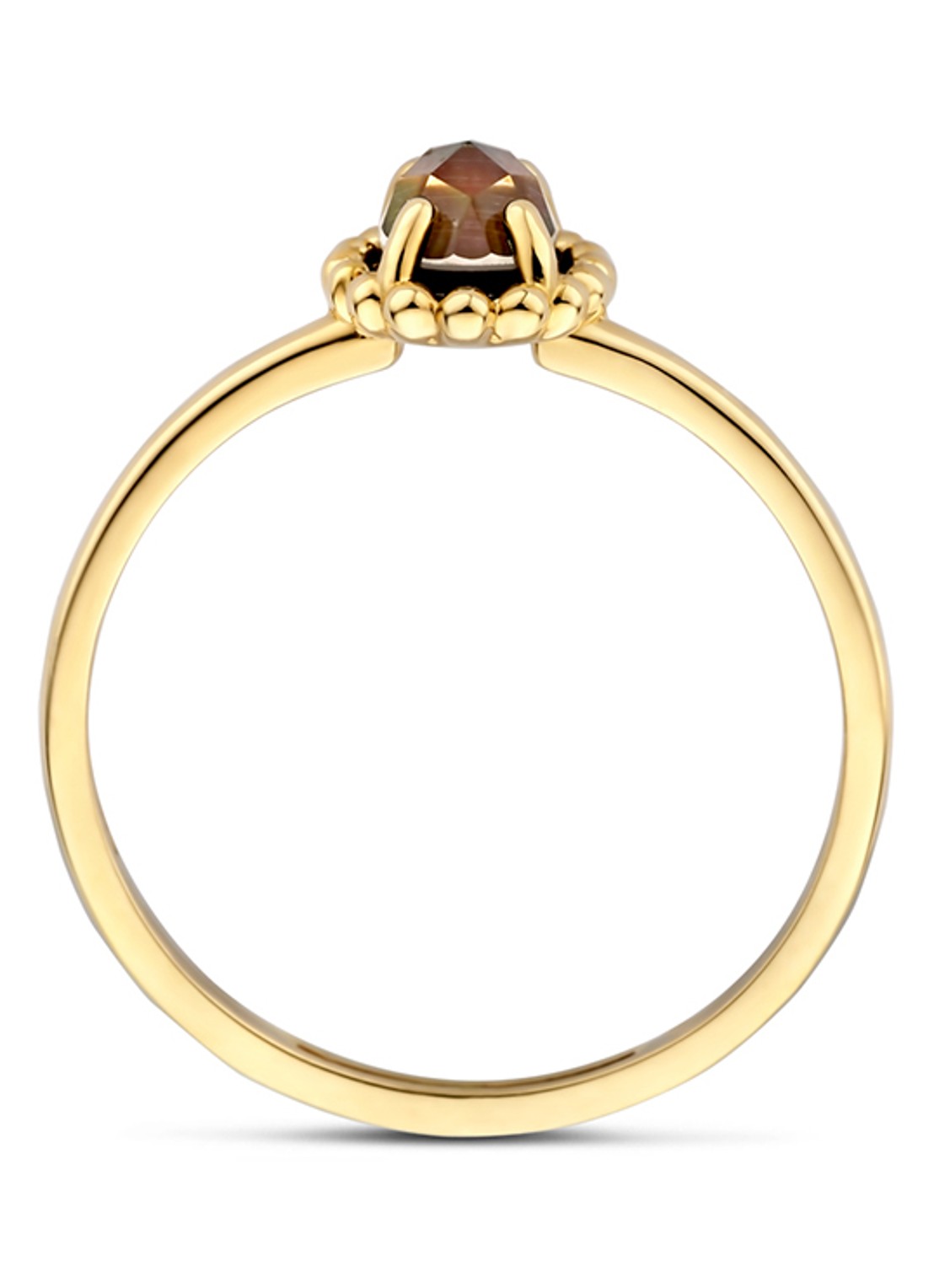 Blush Ring van 14 karaat geelgoud  1272YBQ  - detail 2 goud