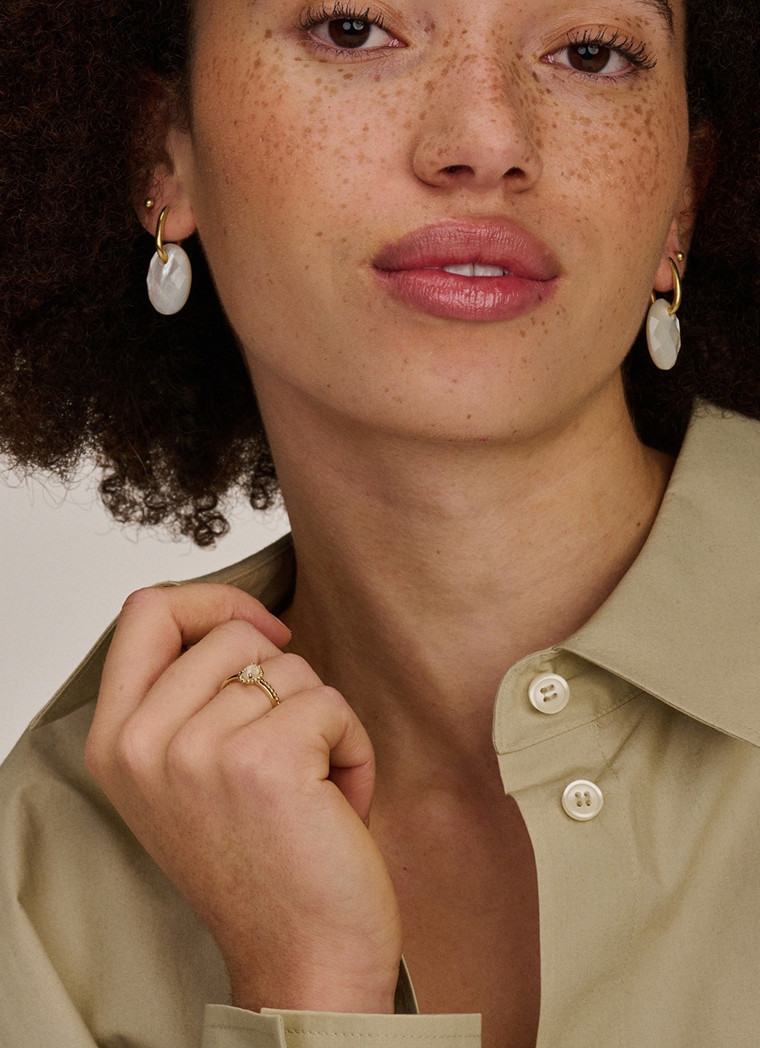 Blush Ring van 14 karaat geelgoud 1272YMQ  - voorkant goud