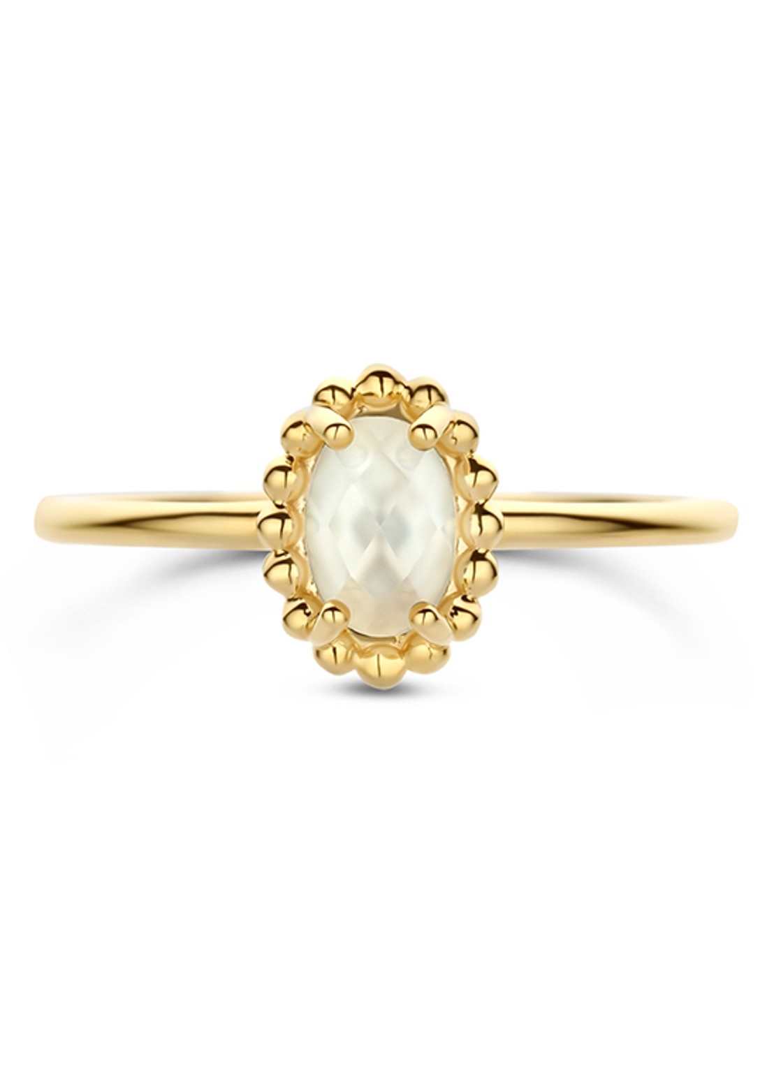 Blush Ring van 14 karaat geelgoud 1272YMQ  - detail 3 goud