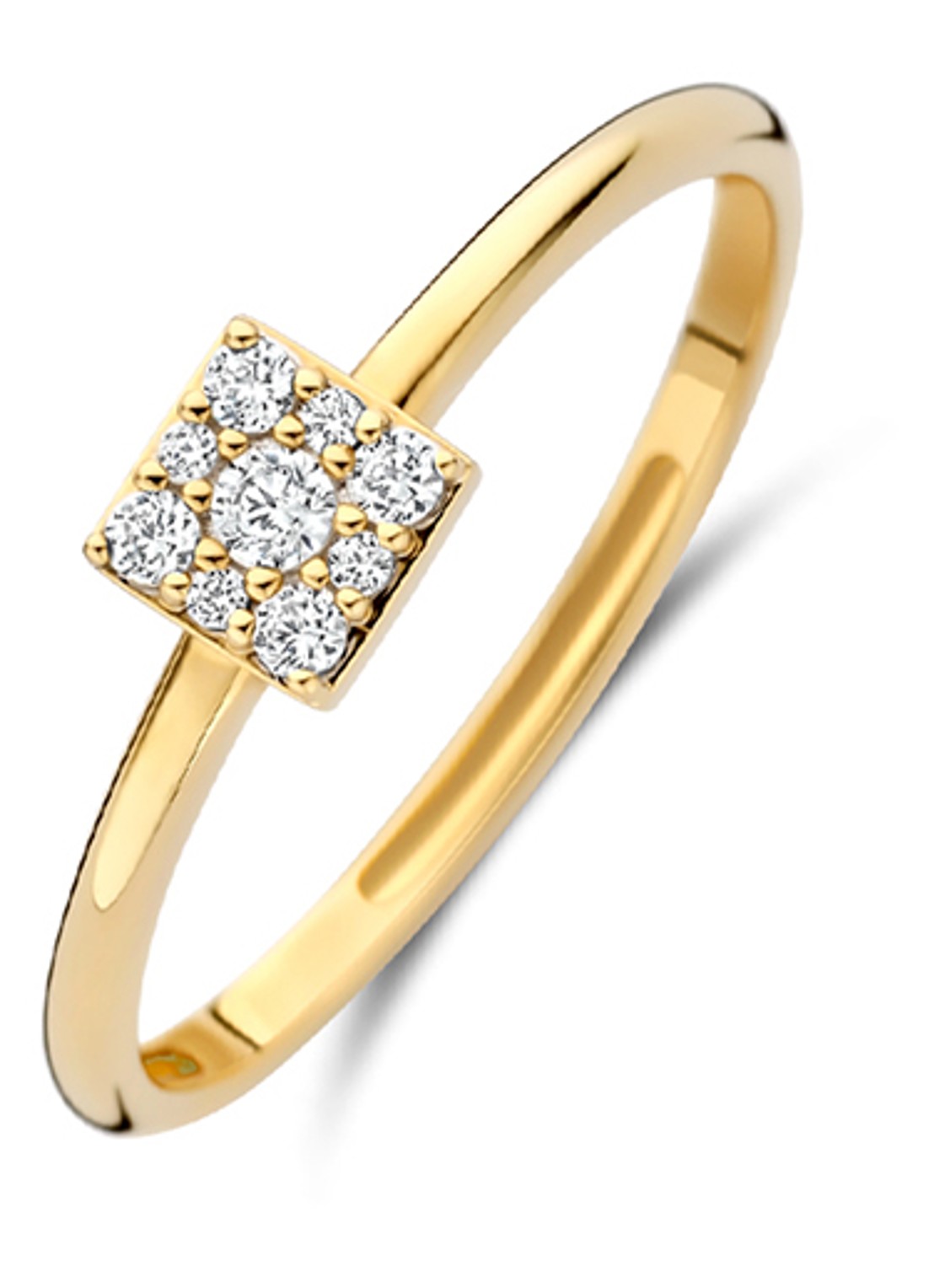 Blush Ring van 14 karaat geelgoud 1278YZI - voorkant 3 goud