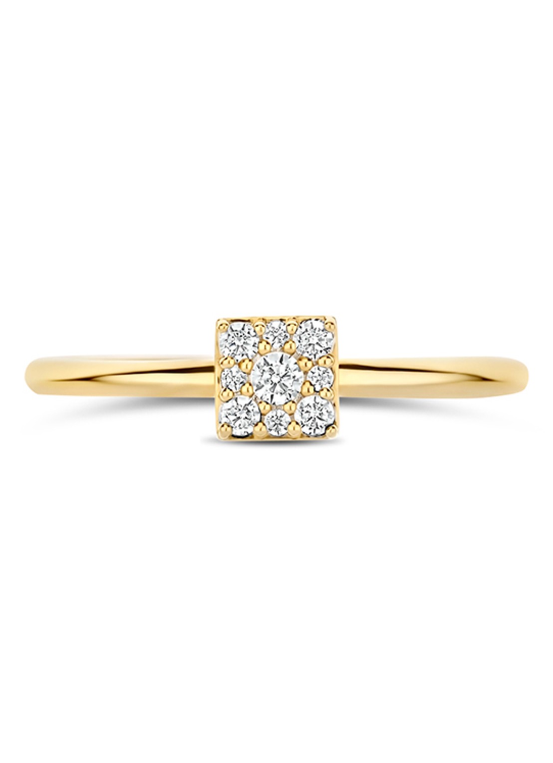 Blush Ring van 14 karaat geelgoud 1278YZI - voorkant 4 goud